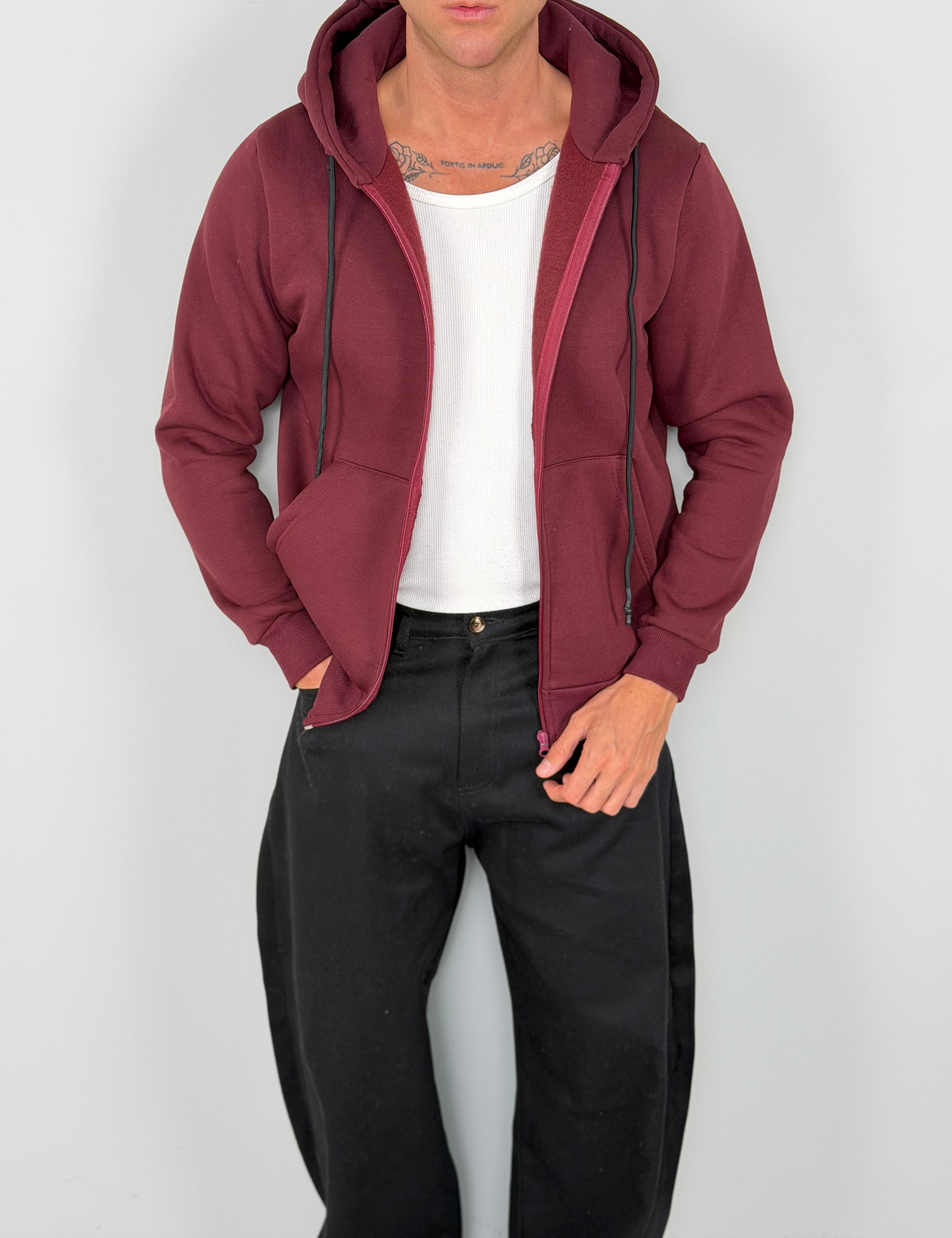 FELPA ZIP ROUND FELPATA