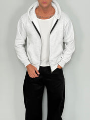 FELPA ZIP BOXY FIT FELPATA