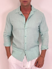 CAMICIA LINO COLLETTO