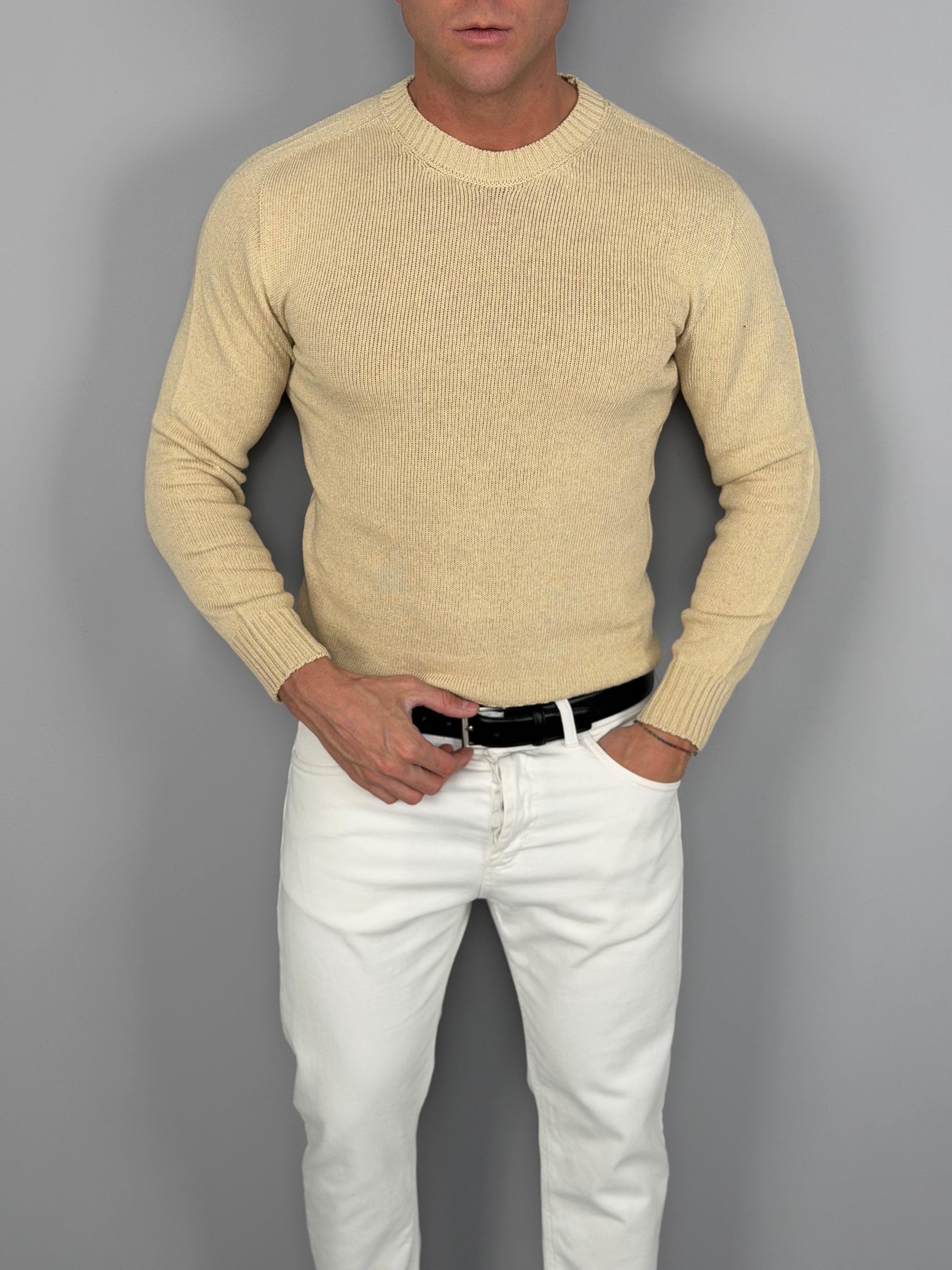 SIMPLE COTTON SWEATER