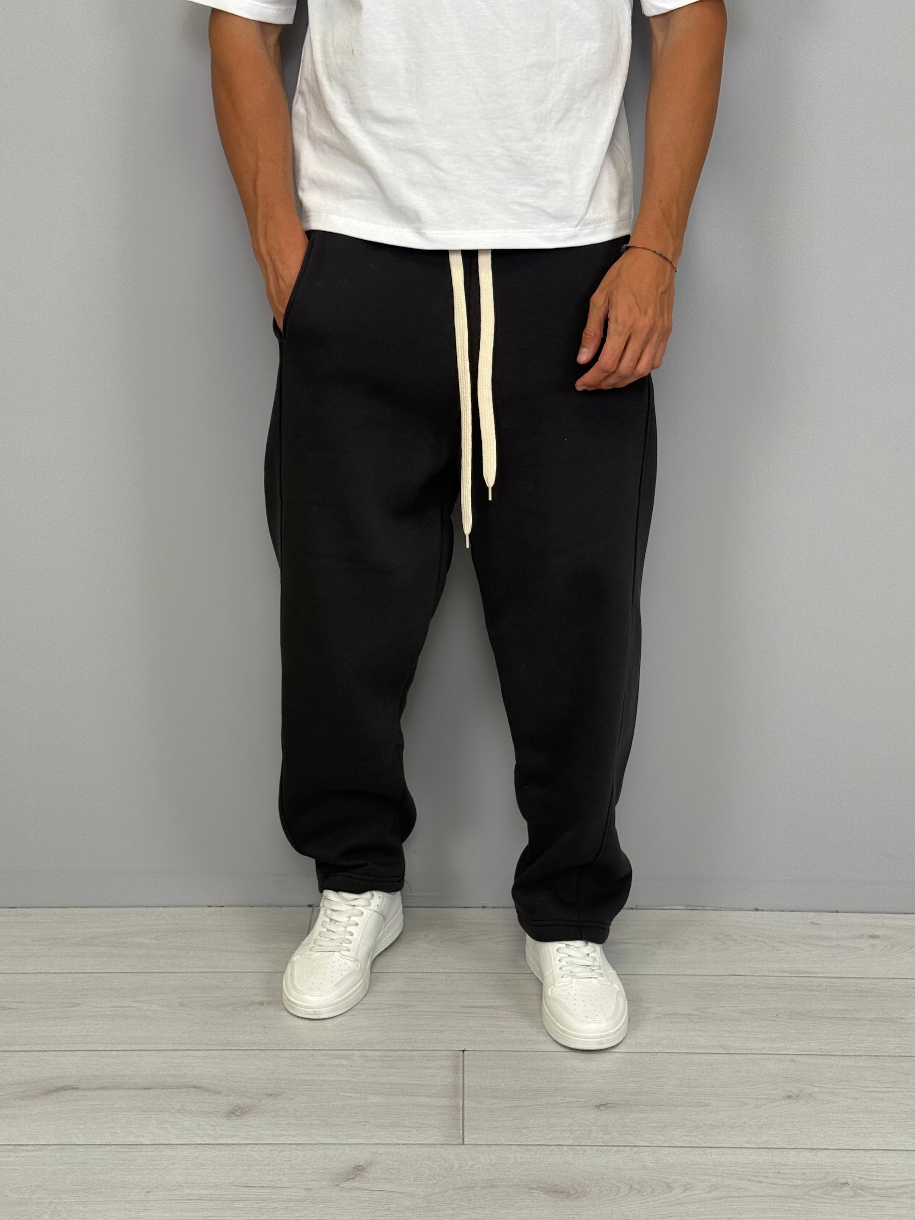 PANTALONE TUTA AMPIO RIGA FELPATO