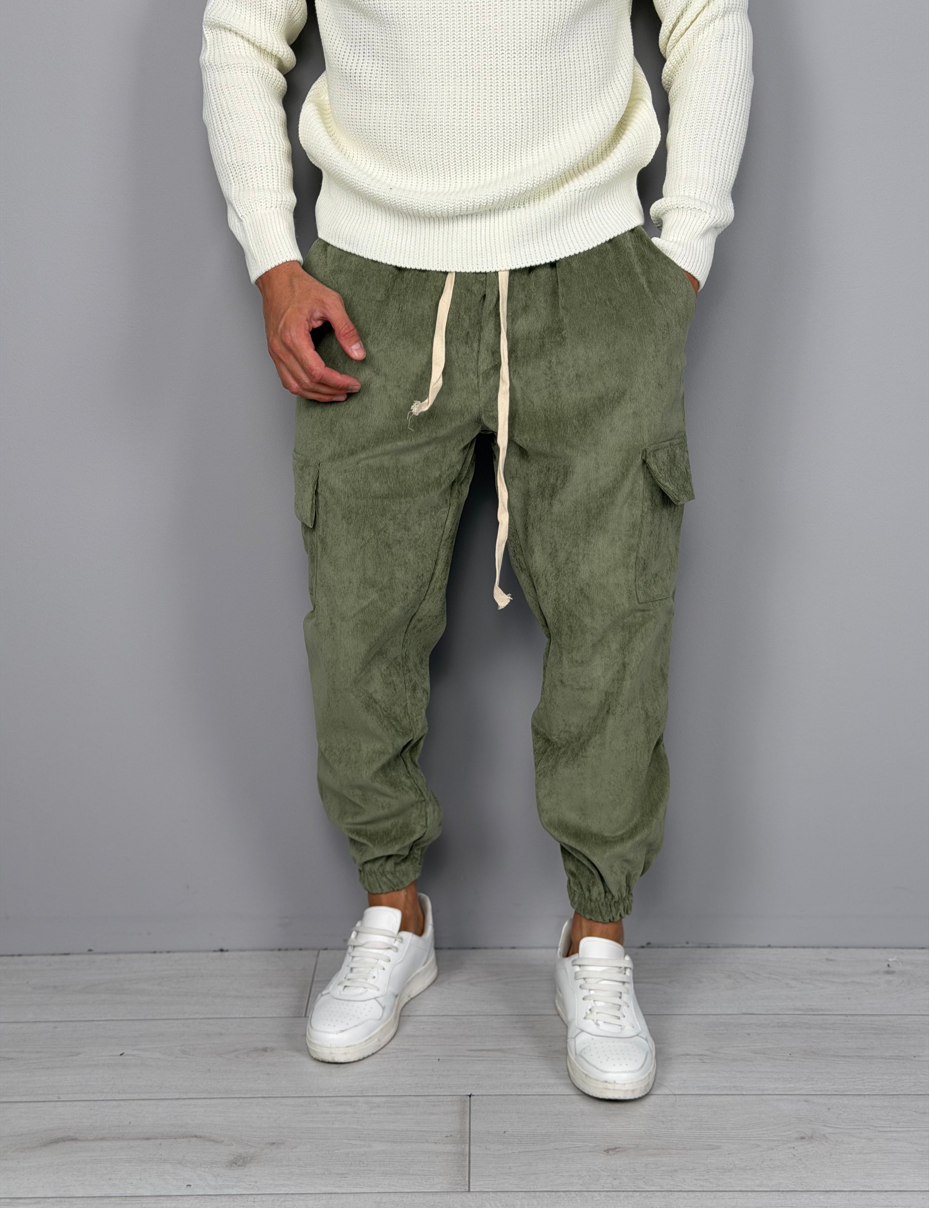 PANTALONE VELLUTO COSTINA