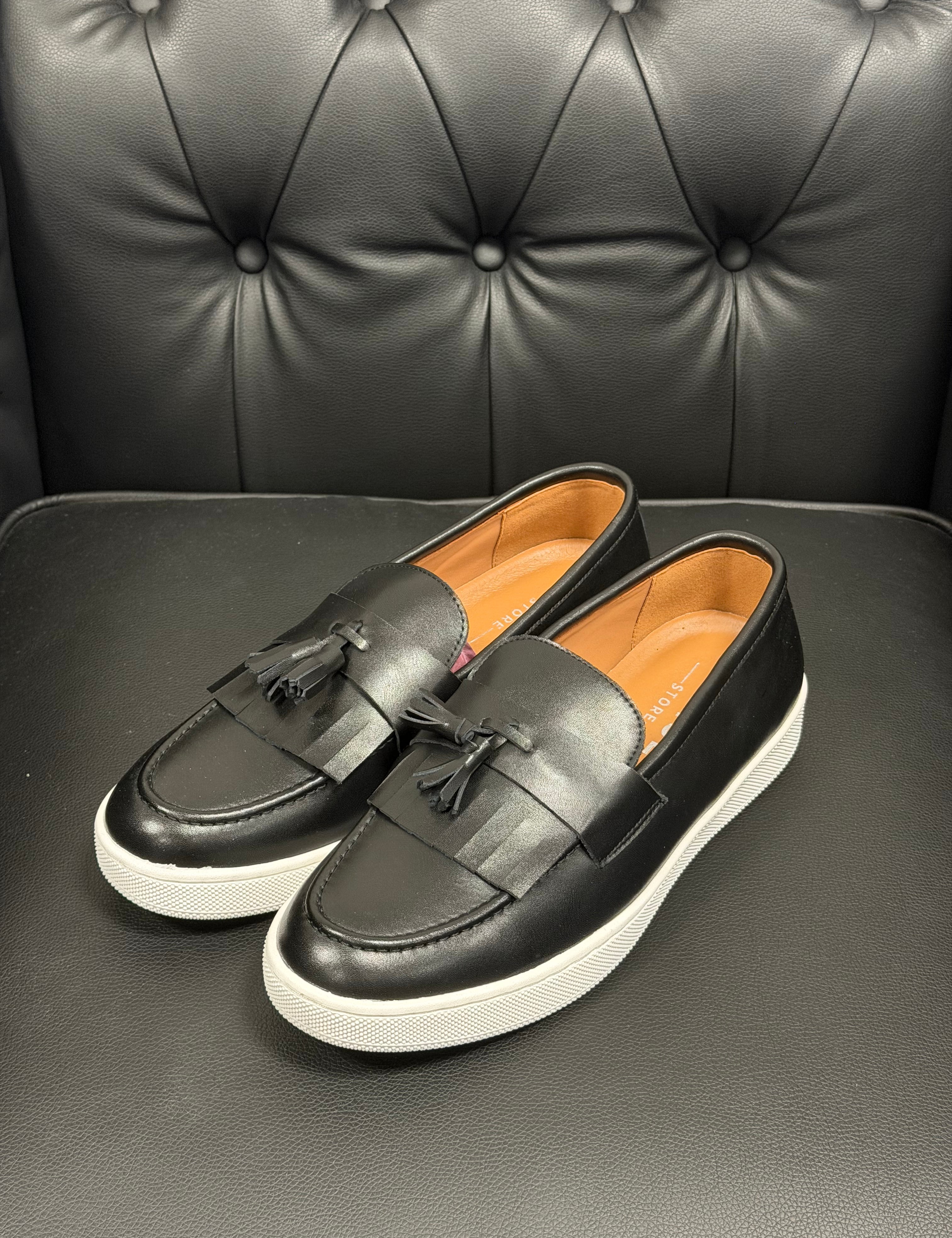 MOCASSINO PELLE NAPPINE