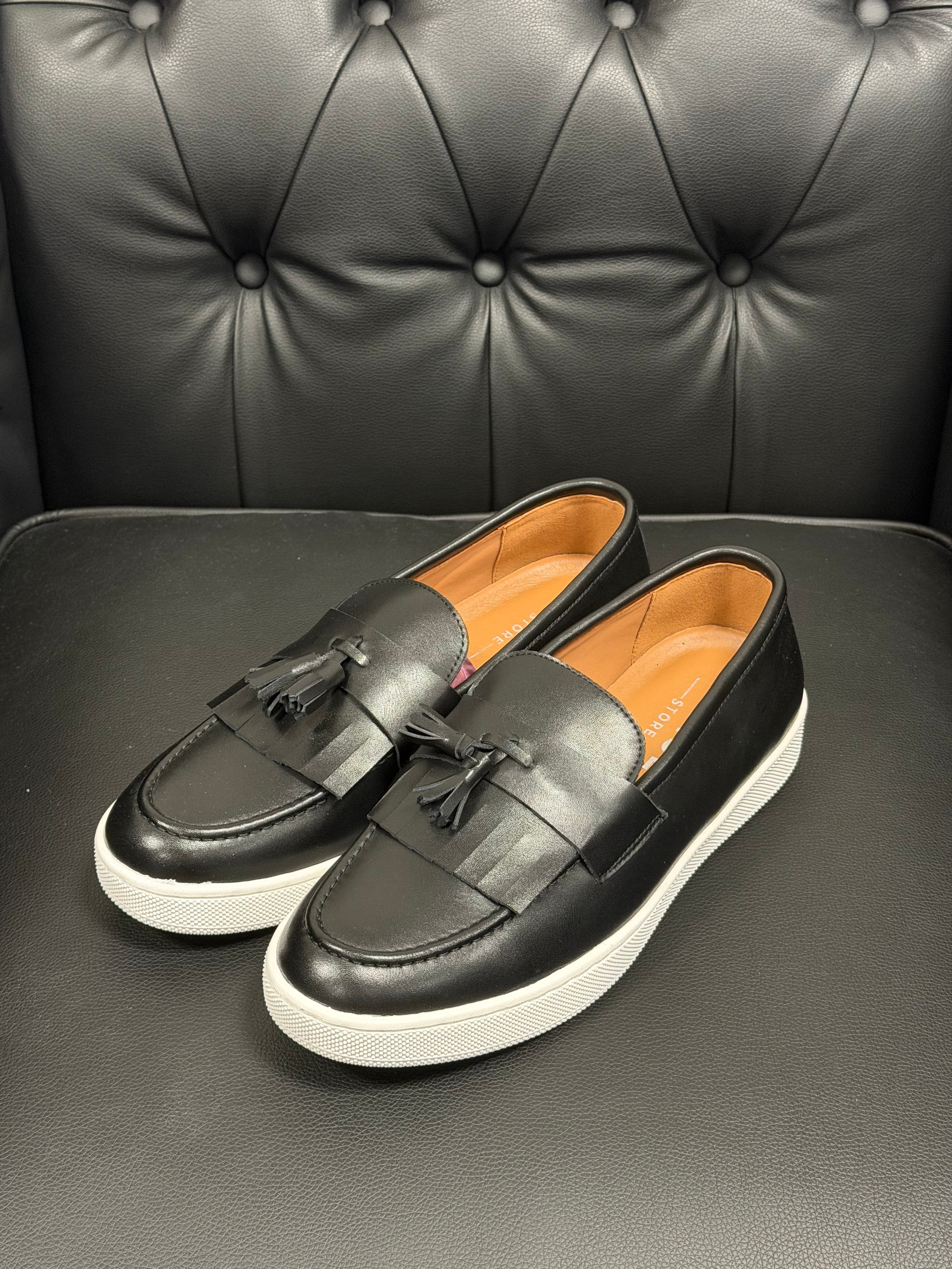 MOCASSINO PELLE NAPPINE