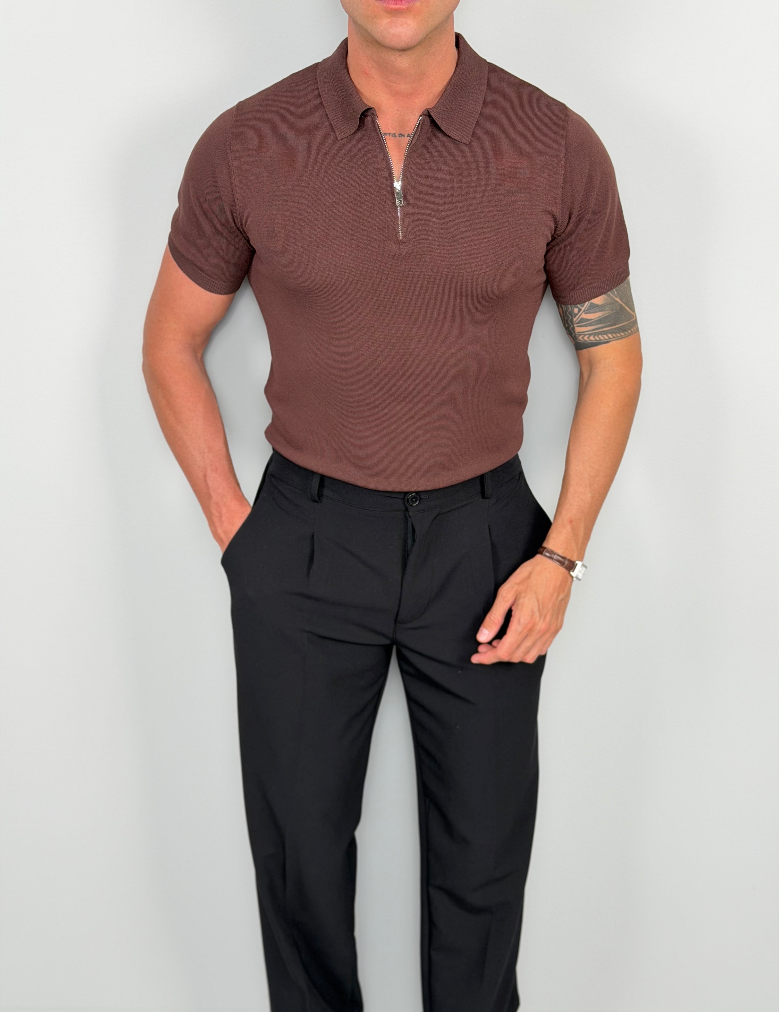 POLO ZIP ISLA