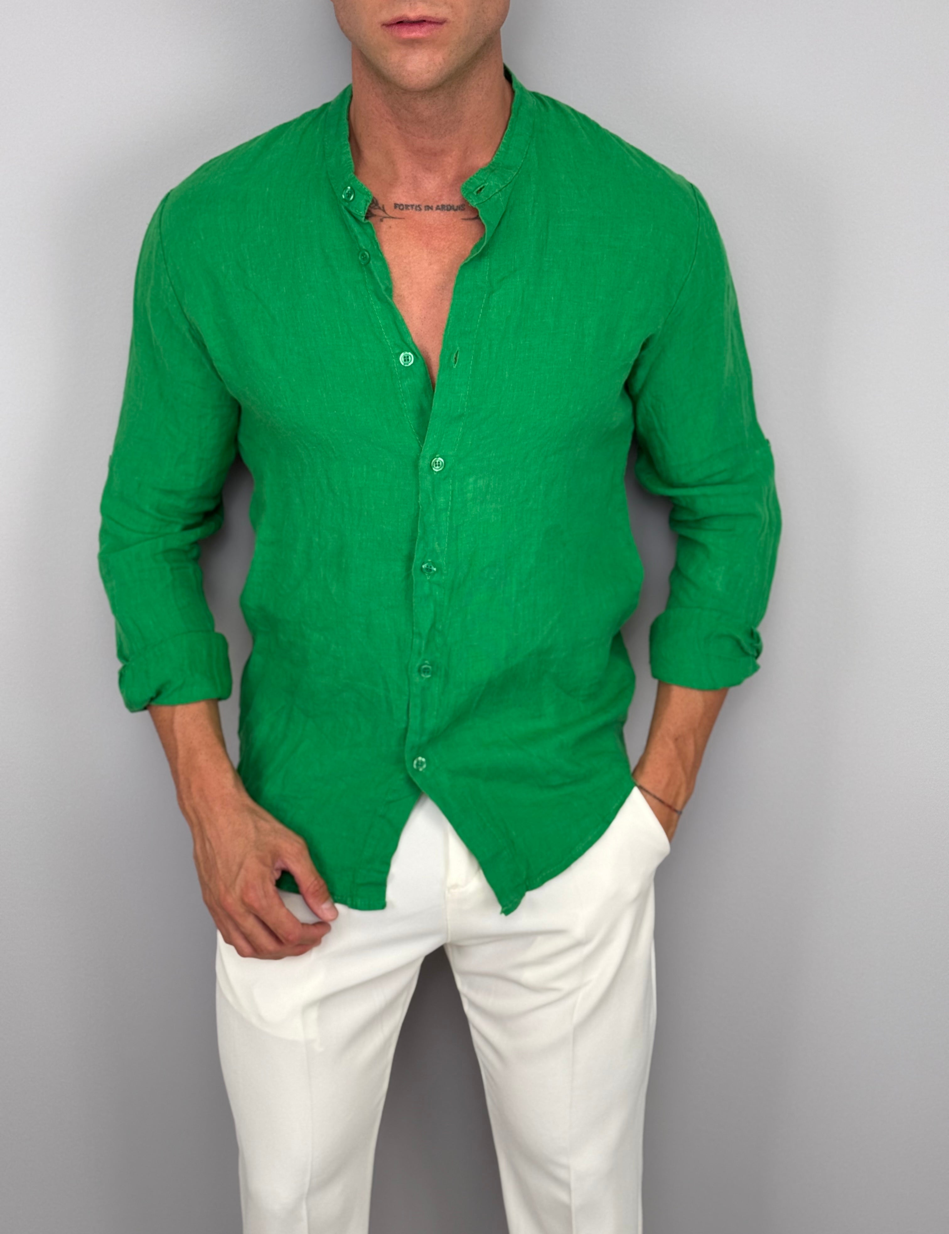 CAMICIA LINO COREANA