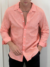 CAMICIA LINO FIAMMATO V1