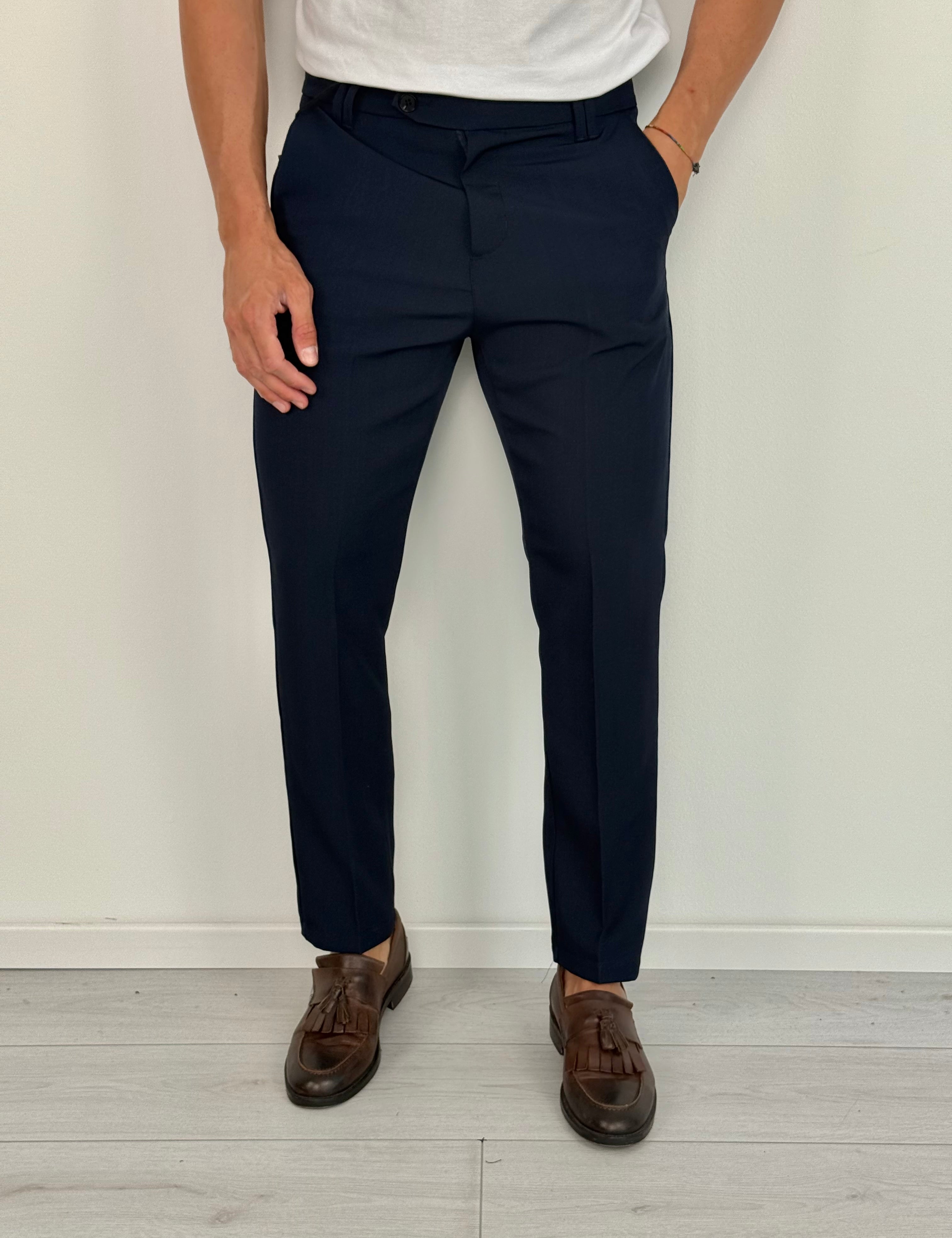 PANTALONE FIAMMATO MOD CAPRI PREMIUM (TASCHE DIETRO)