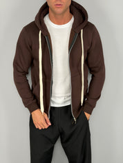 FELPA ZIP WHITELACE FELPATA