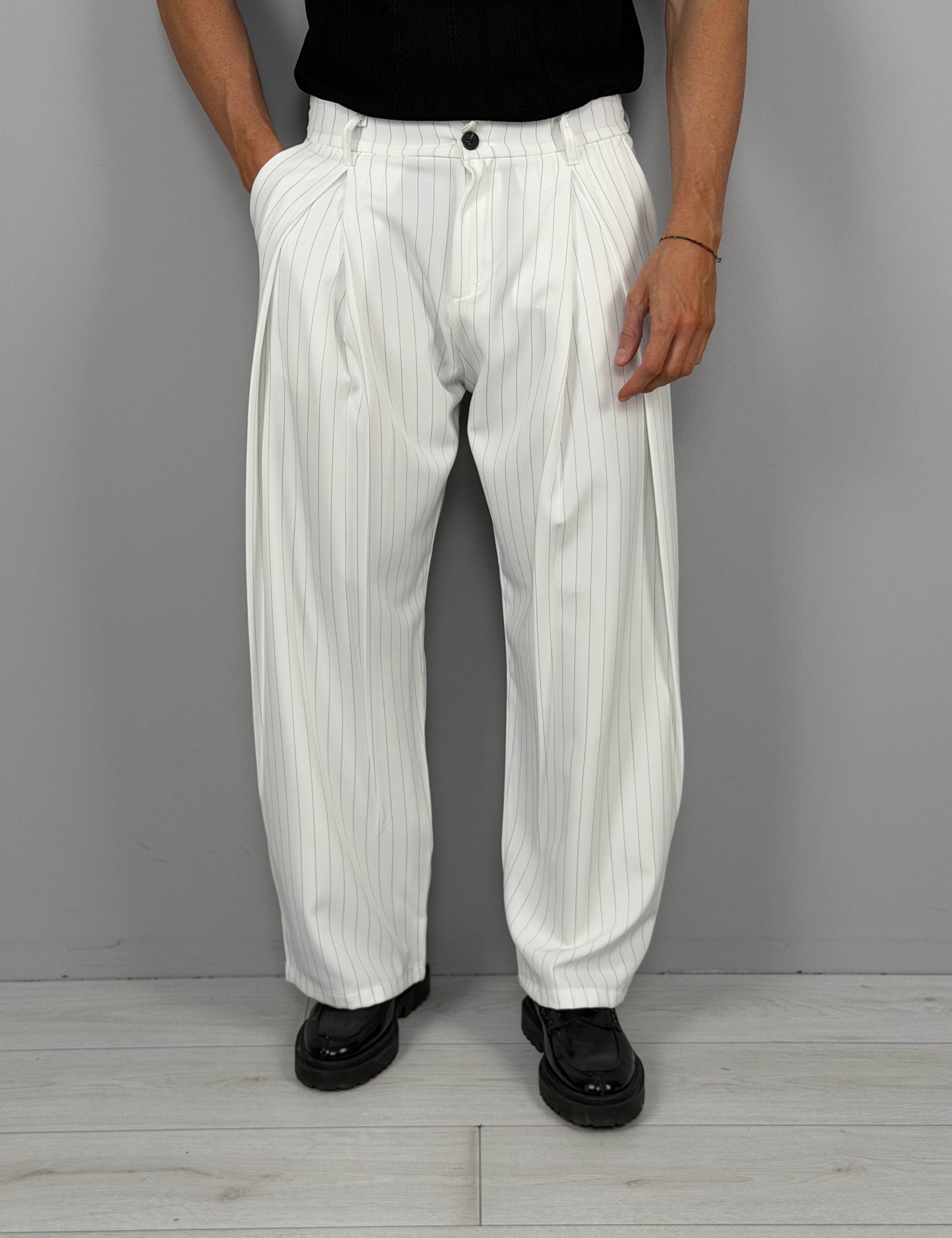 PANTALONE GENESIS GESSATO AMPIO