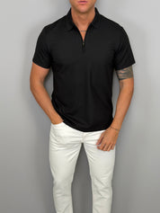 POLO ZIP STRETCH- NO STIRO