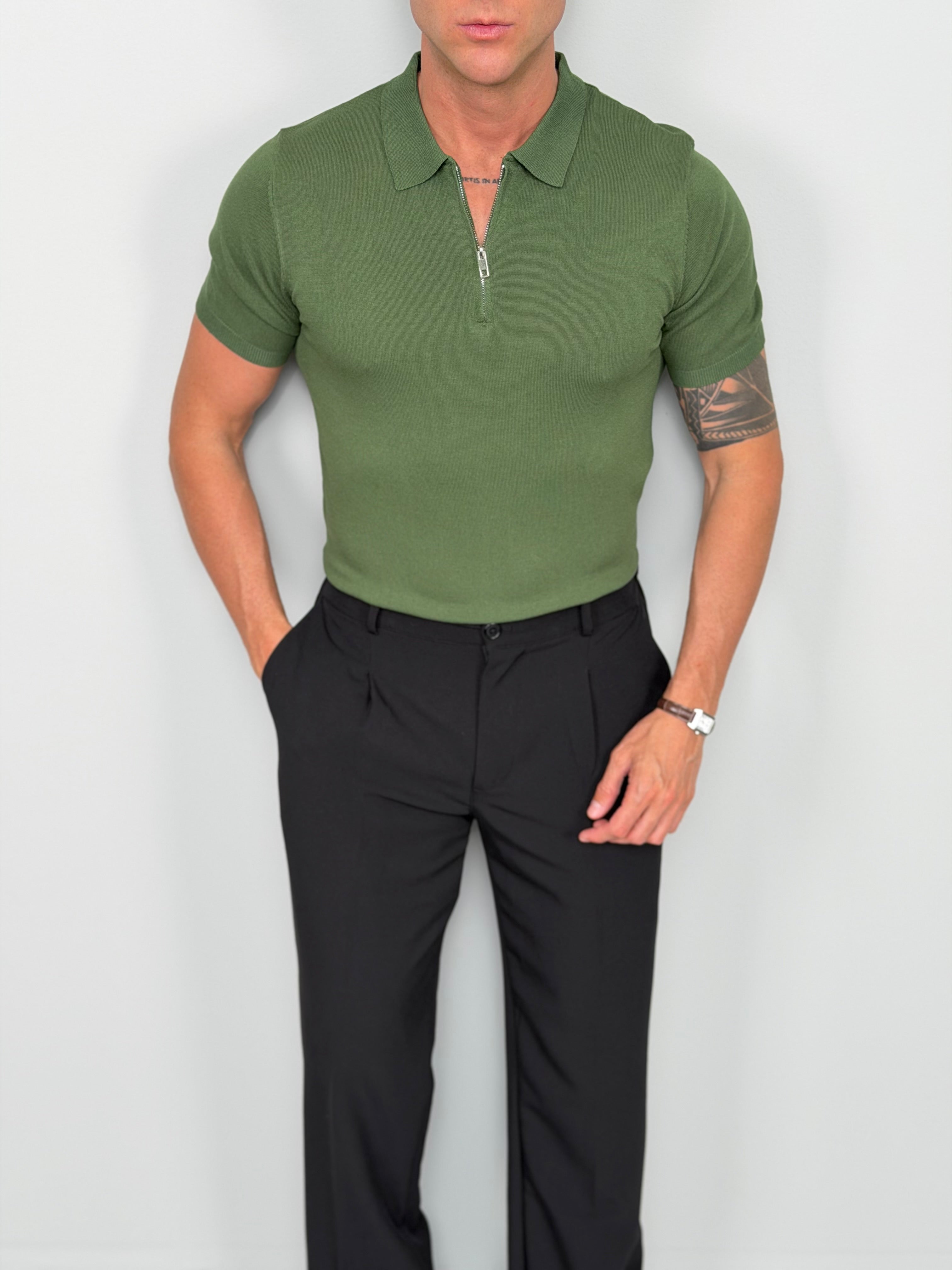POLO ZIP ISLA