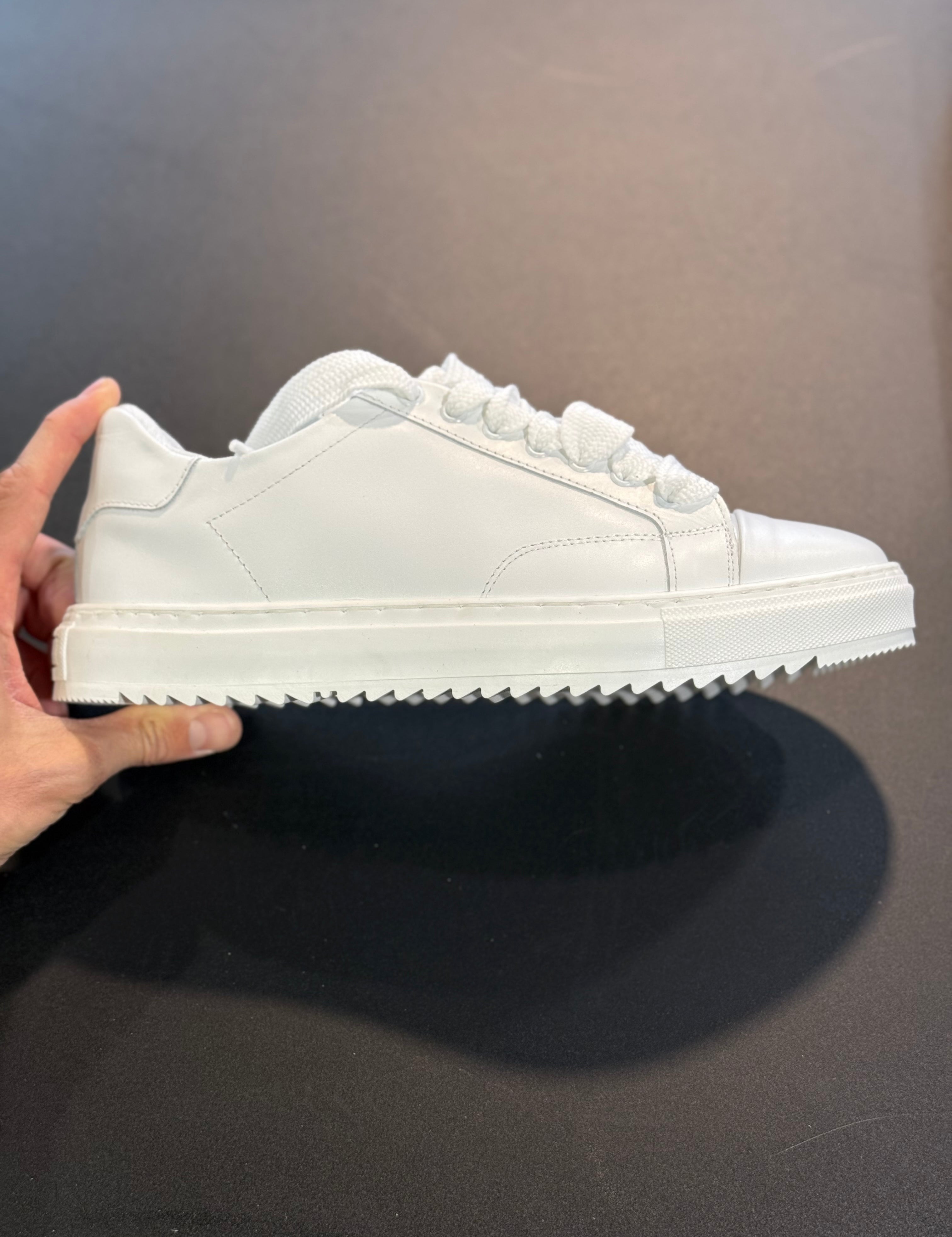 SNEAKERS PELLE OFFSIDE BIANCO