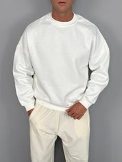 FELPA GIROCOLLO BOXY FIT FELPATA