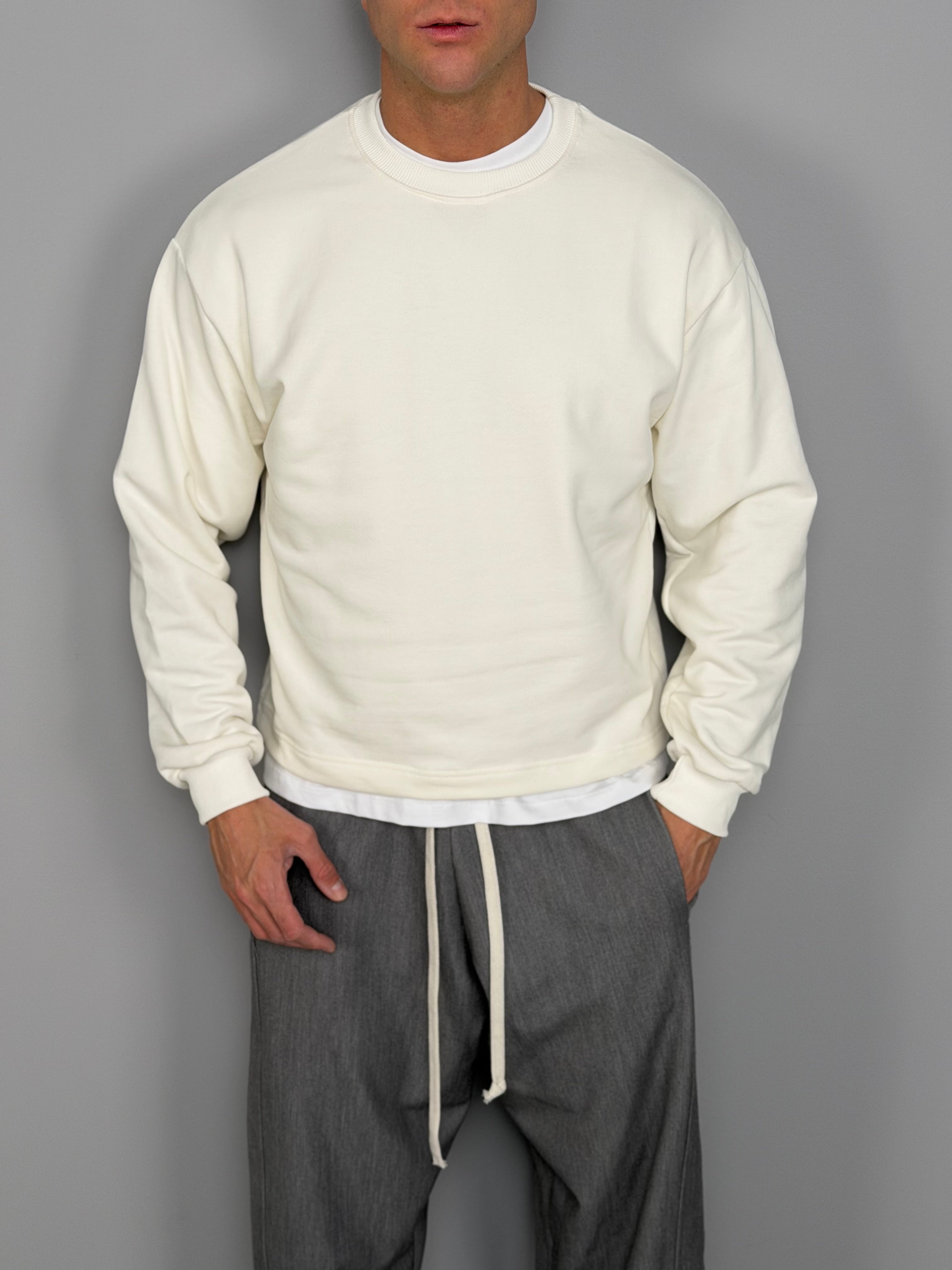 GAZED CROP SWEATSHIRT 