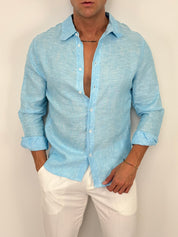 CAMICIA LINO V2 FIAMMATO - Tg. XXL e XXXL