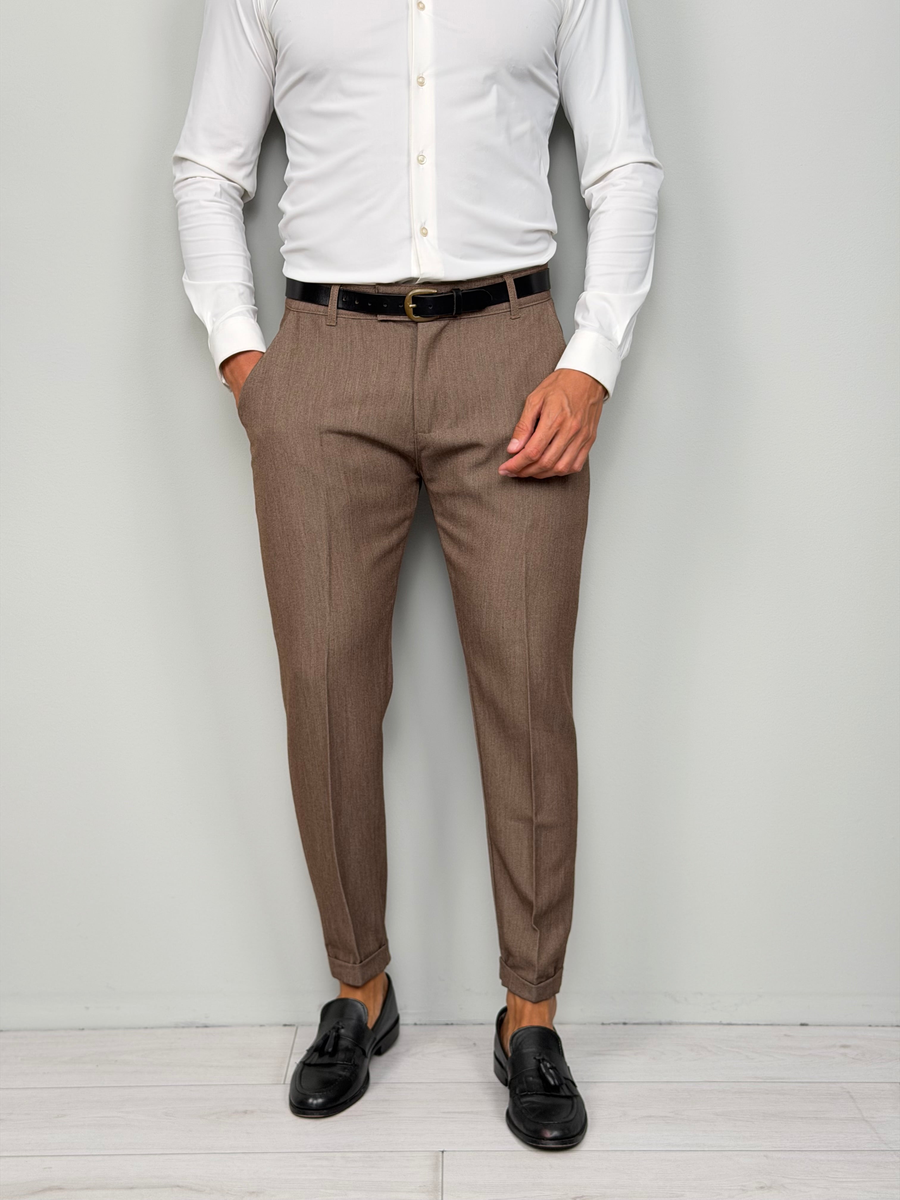 WINTER CAPRI TROUSERS WITH ROLLS