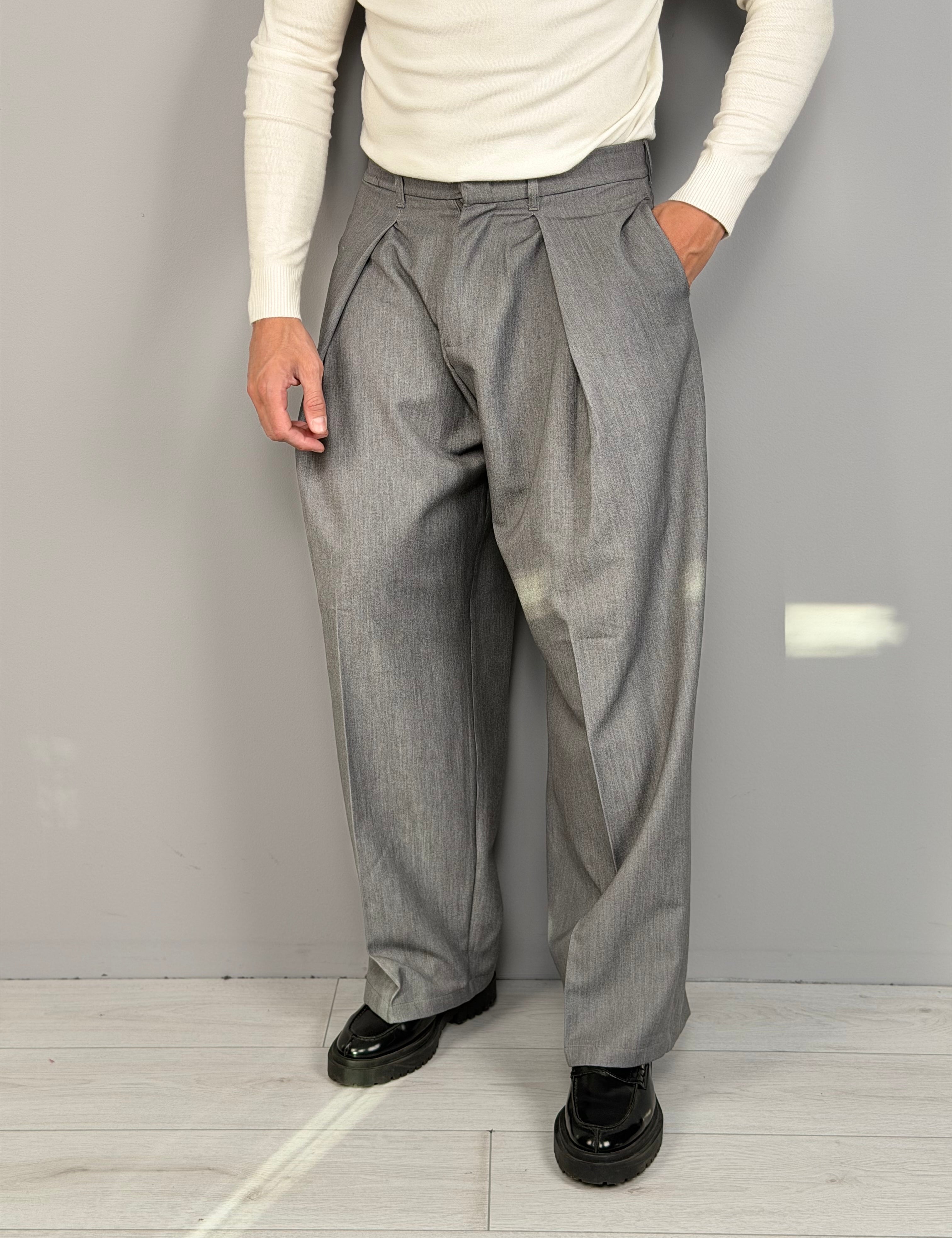 PANTALONE AMPIO LIMITED - TASCHE DIETRO