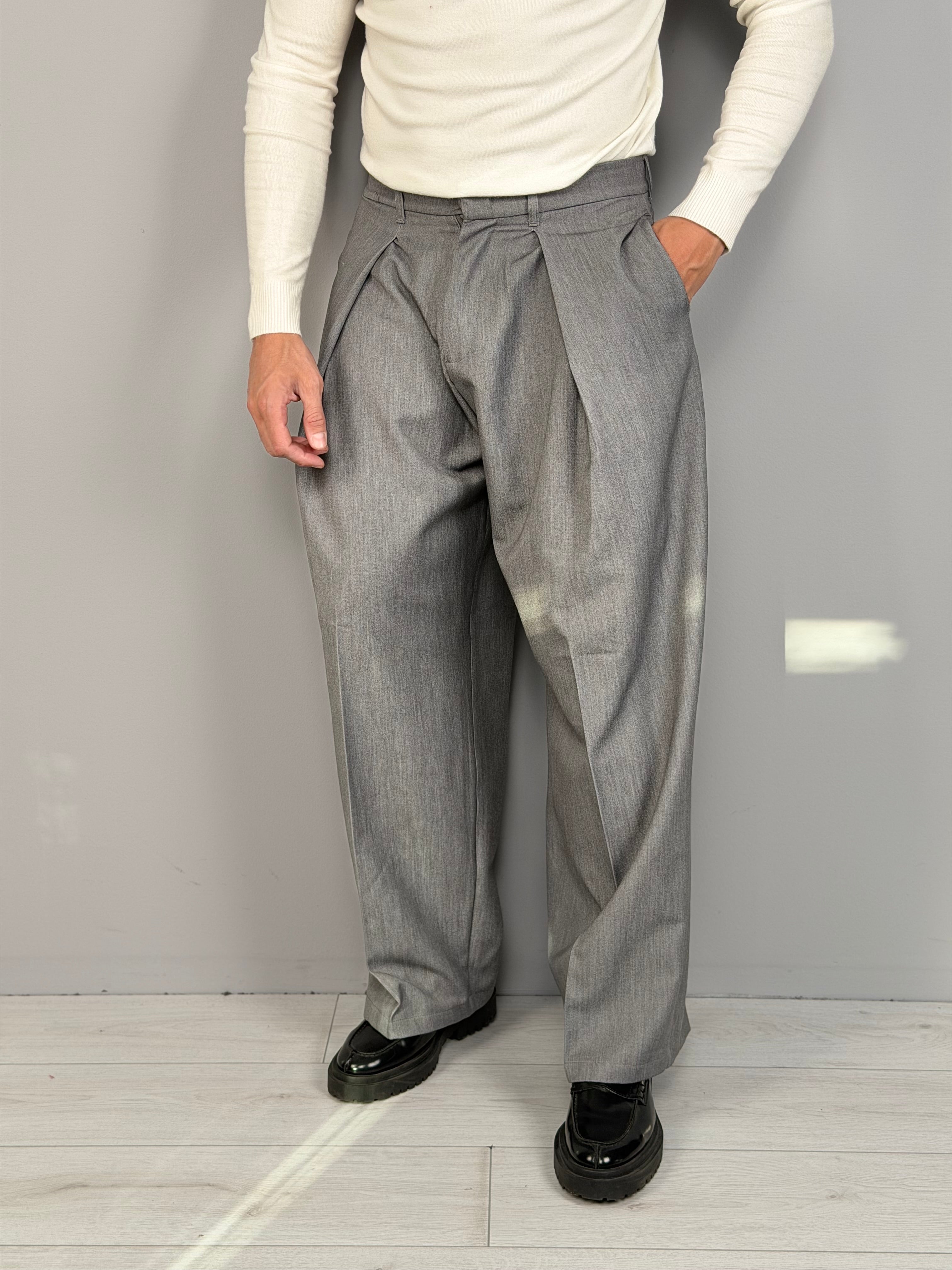 PANTALONE AMPIO LIMITED - TASCHE DIETRO