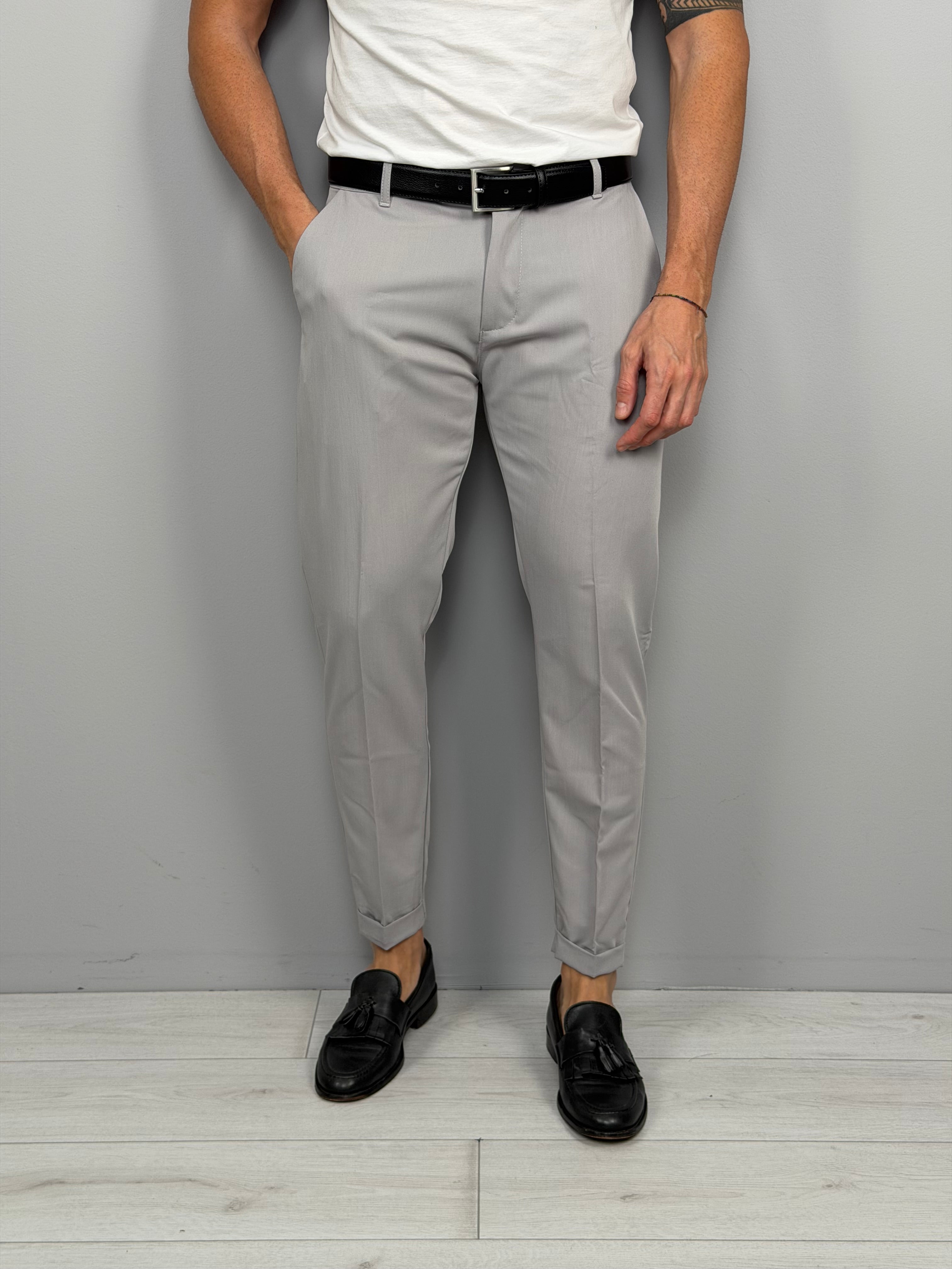PANTALONE MOD CAPRI RISVOLTINO