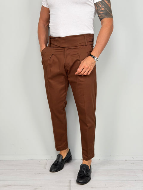 PANTALONE VITA ALTA MOD CAPRI