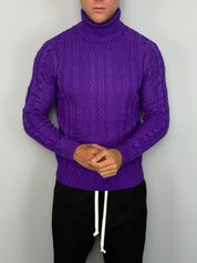 MAGLIONE DOLCEVITA TRECCIA