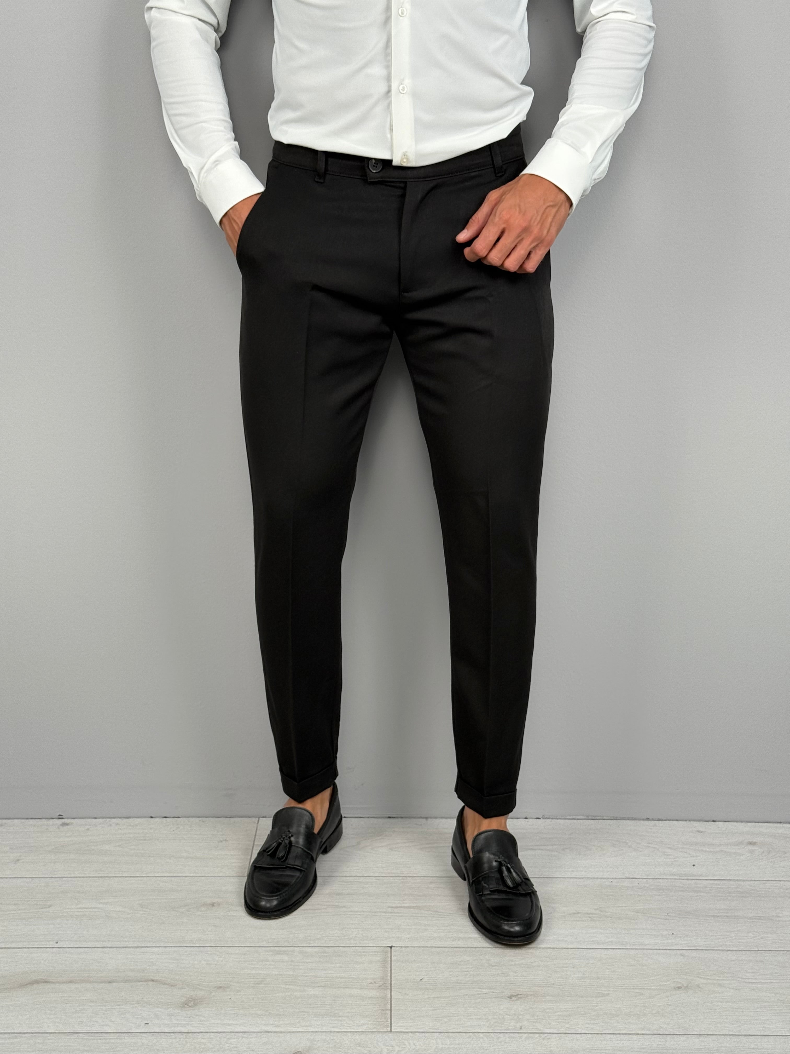PANTALONE BUTTON ELEGANT - TASCHE DIETRO