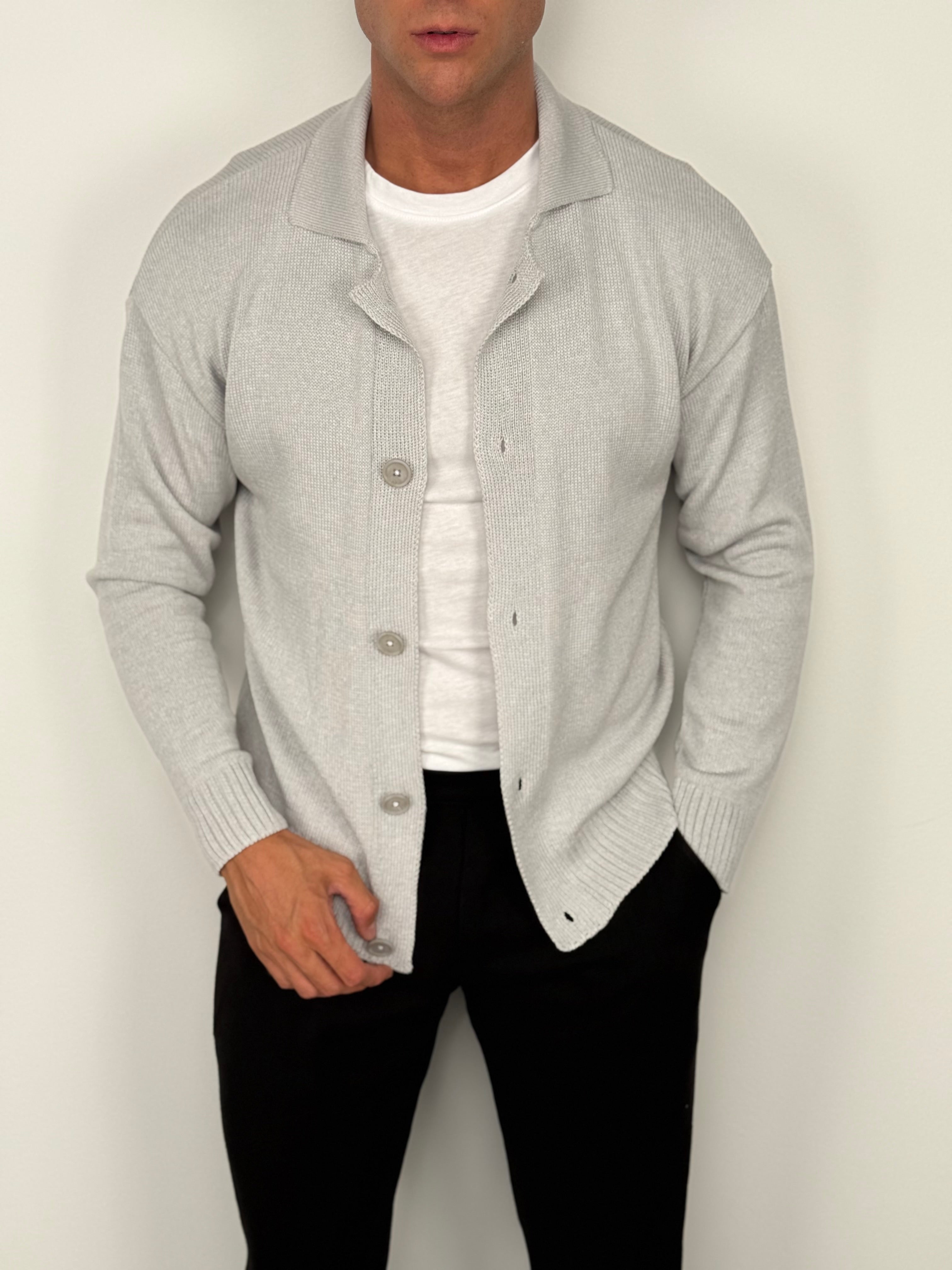 CARDIGAN POLO COTONE