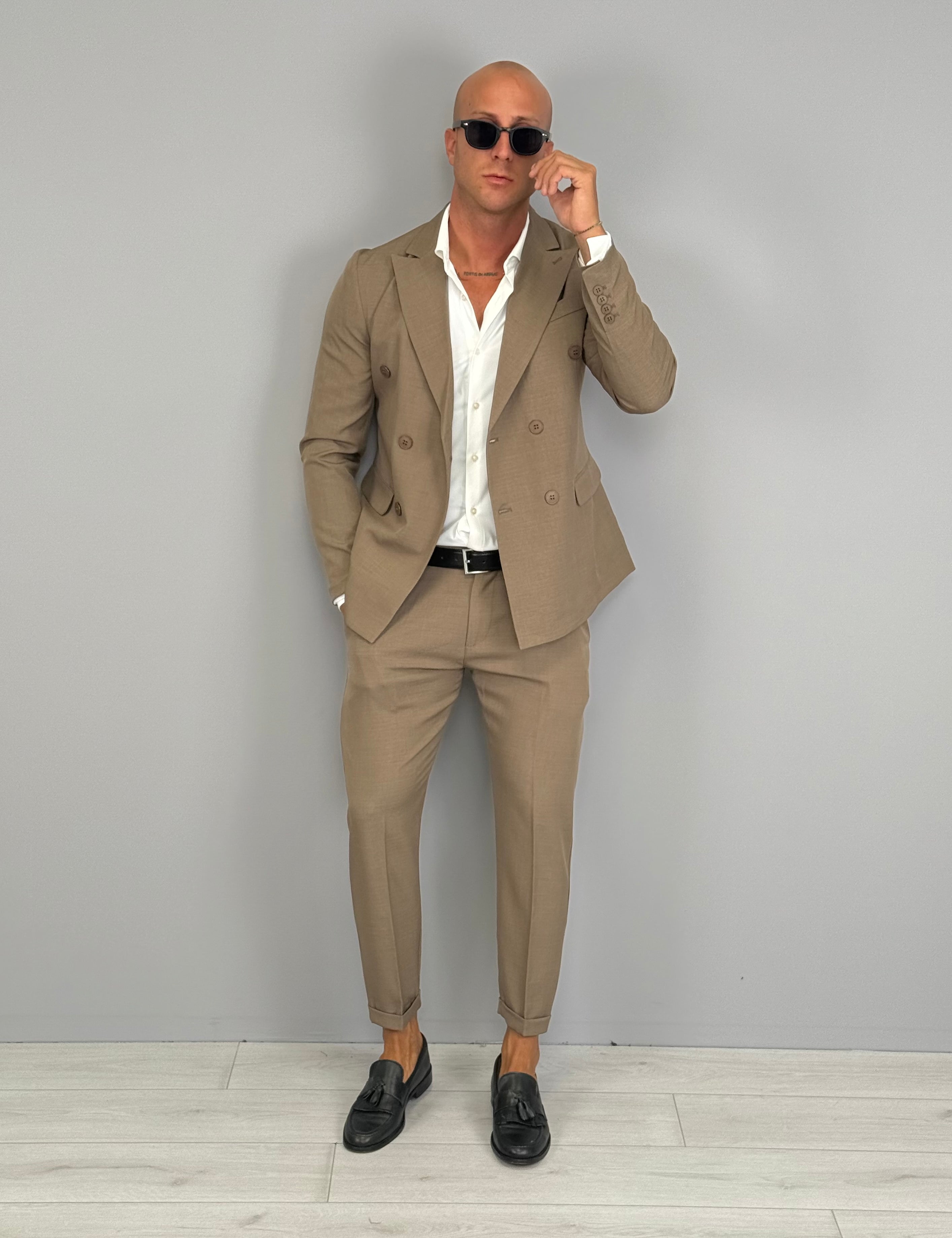 ABITO DOPPIOPETTO FIAMMATO