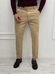 PANTALONE LANA TASCHE DIETRO