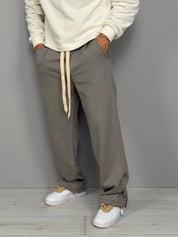 PANTALONS DE SURVÊTEMENT À FERMETURE ÉCLAIR