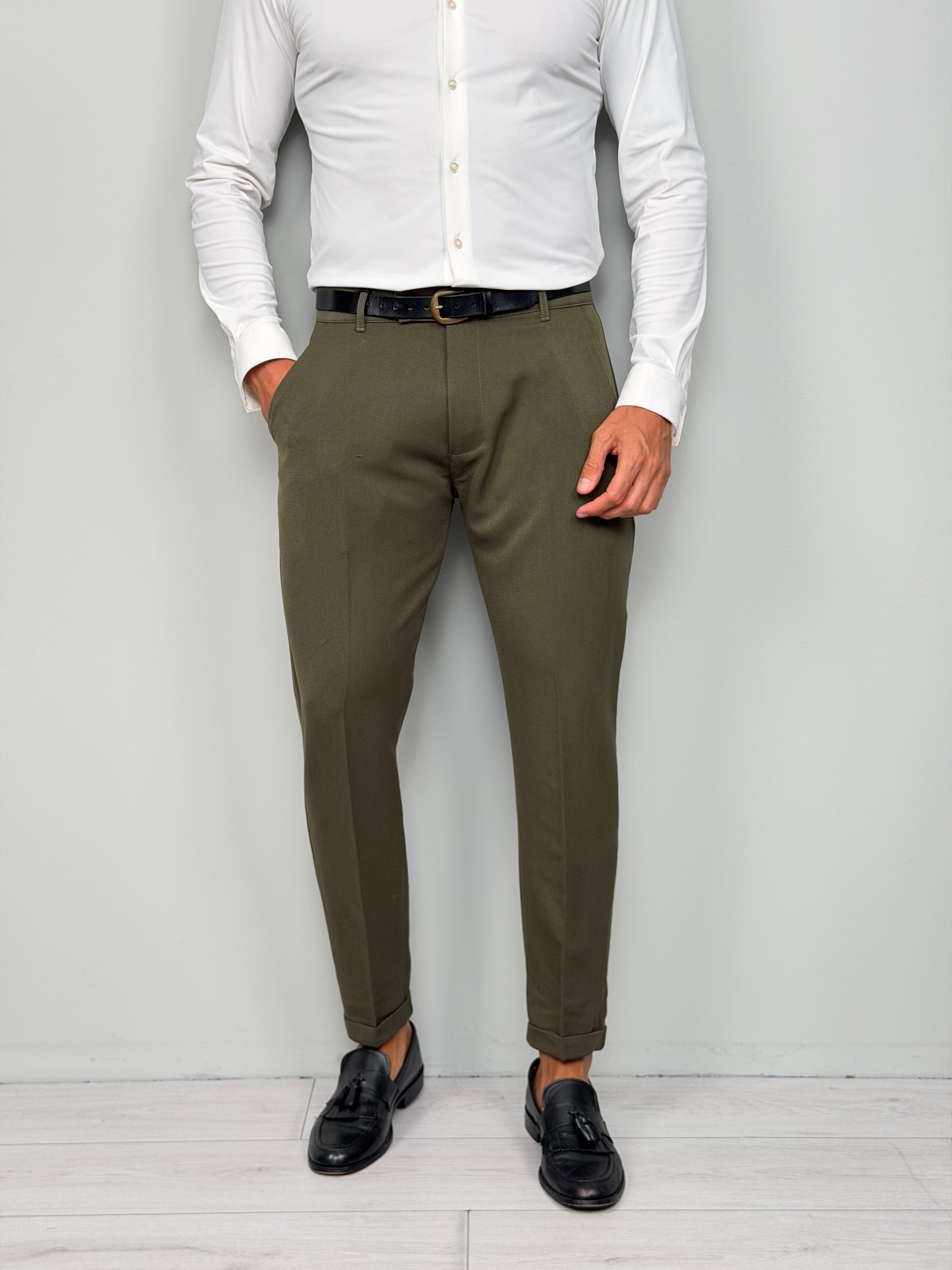 WINTER CAPRI TROUSERS WITH ROLLS