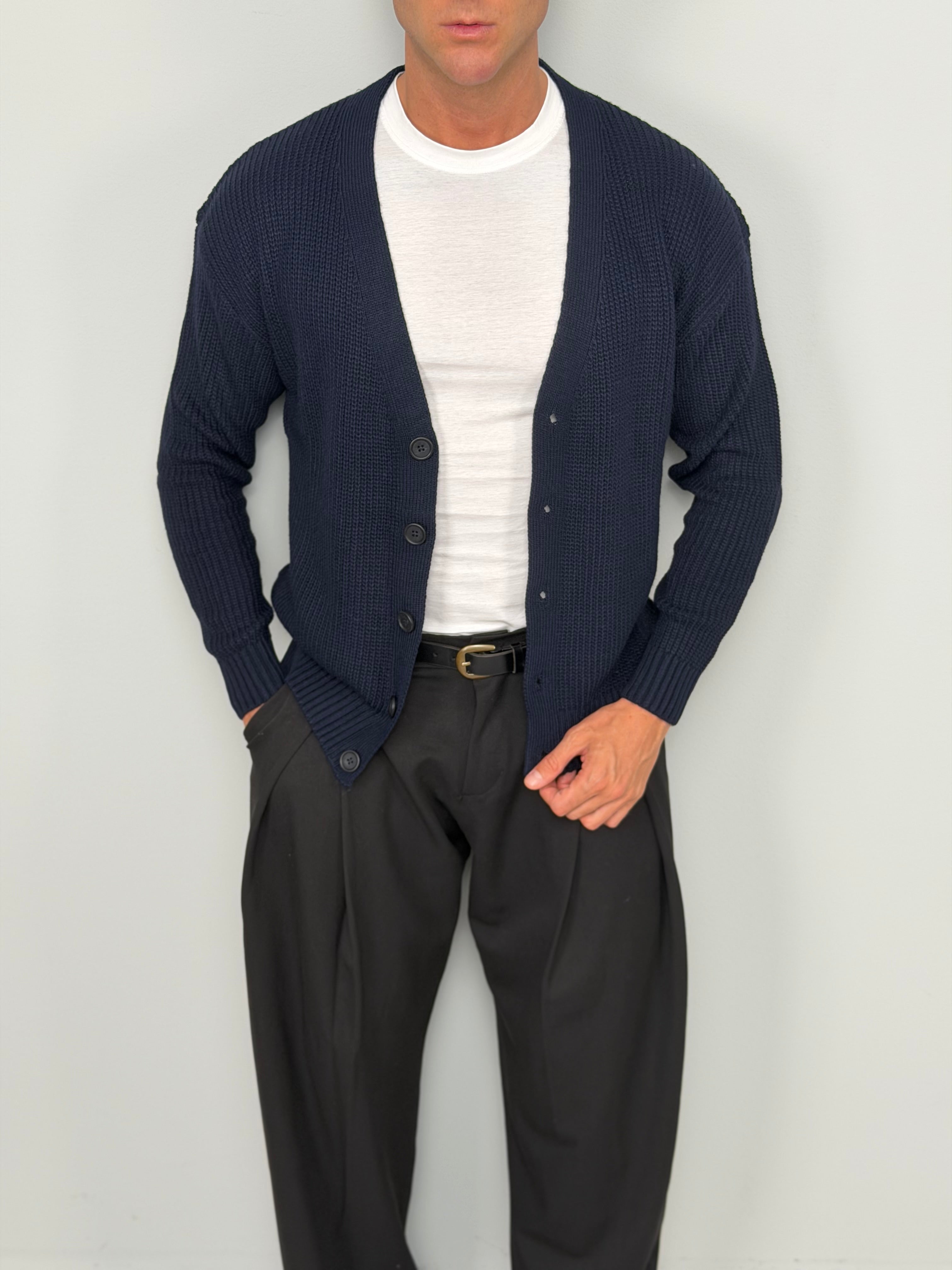 CARDIGAN BASIC IN FILO