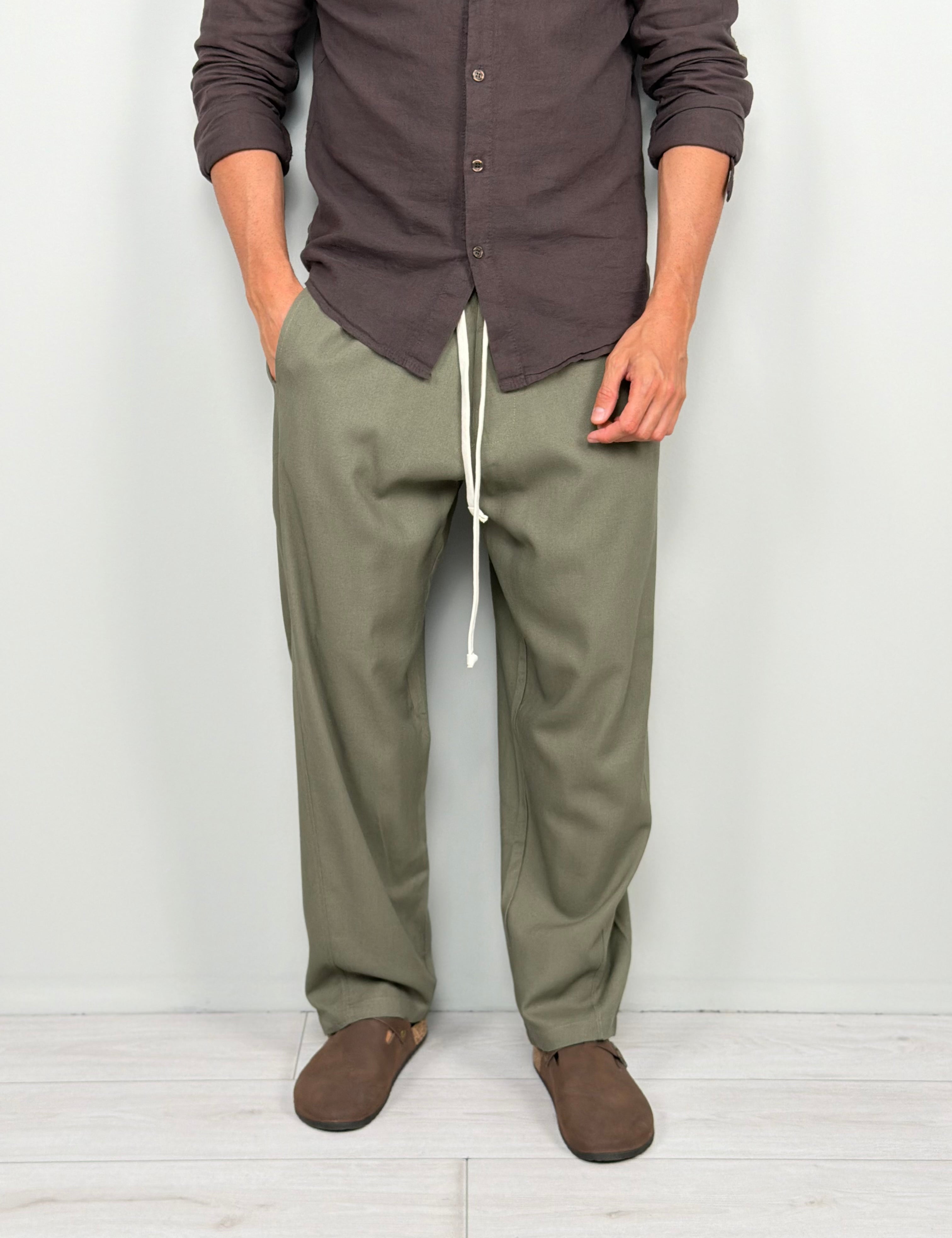 MIRAGE LINEN PANTS