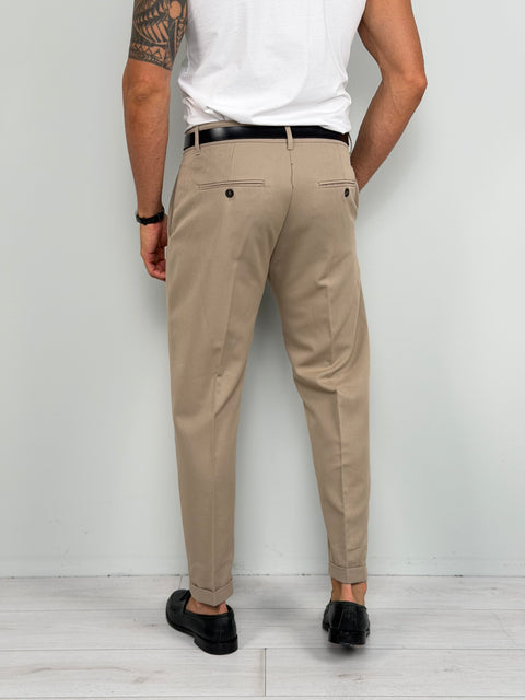 PANTALONE BUTTON MOD CAPRI - TASCHE DIETRO
