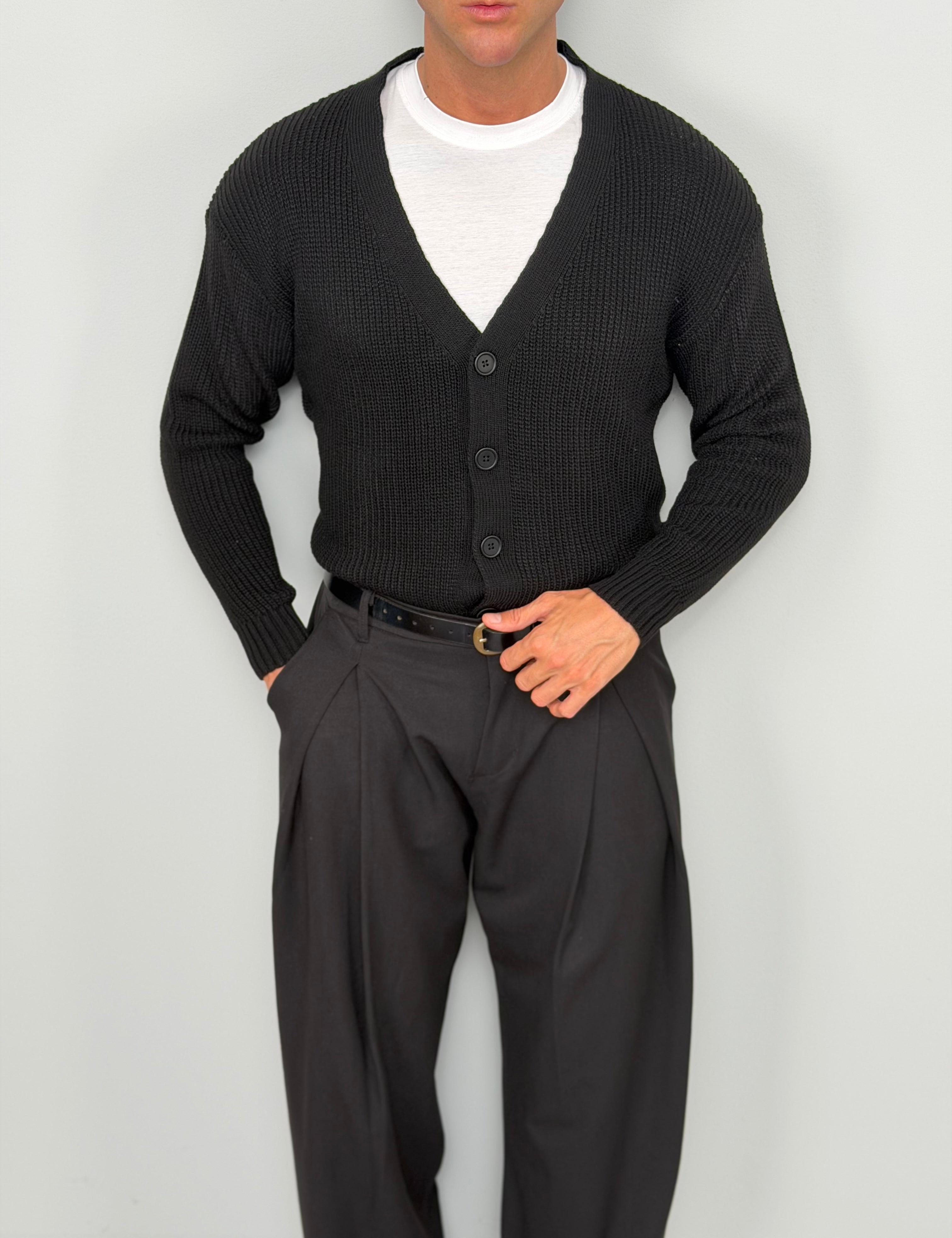 CARDIGAN BASIC IN FILO
