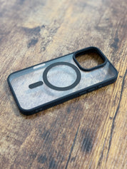 COVER MAGSAFE IPHONE 15PRO/16PRO/16PROMAX TRASPARENTE