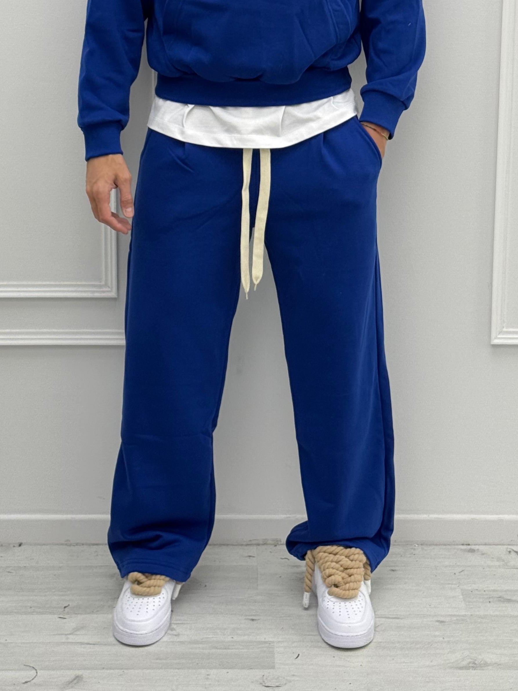 PANTALONE TUTA GARZATO AMPIO