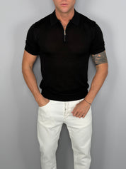 POLO ZIP ONYX
