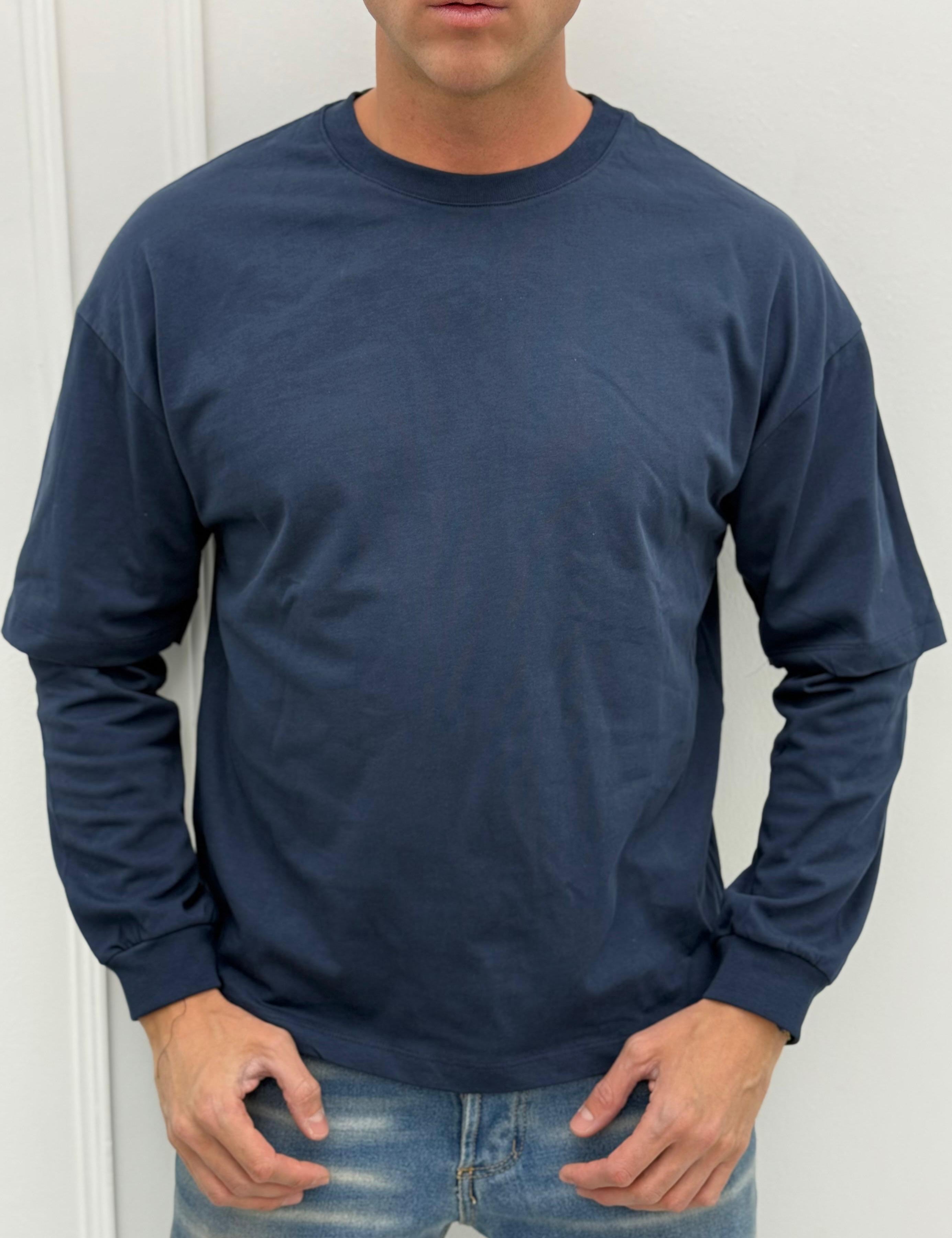 T-SHIRT MAGLIA DOPPIA MANICA