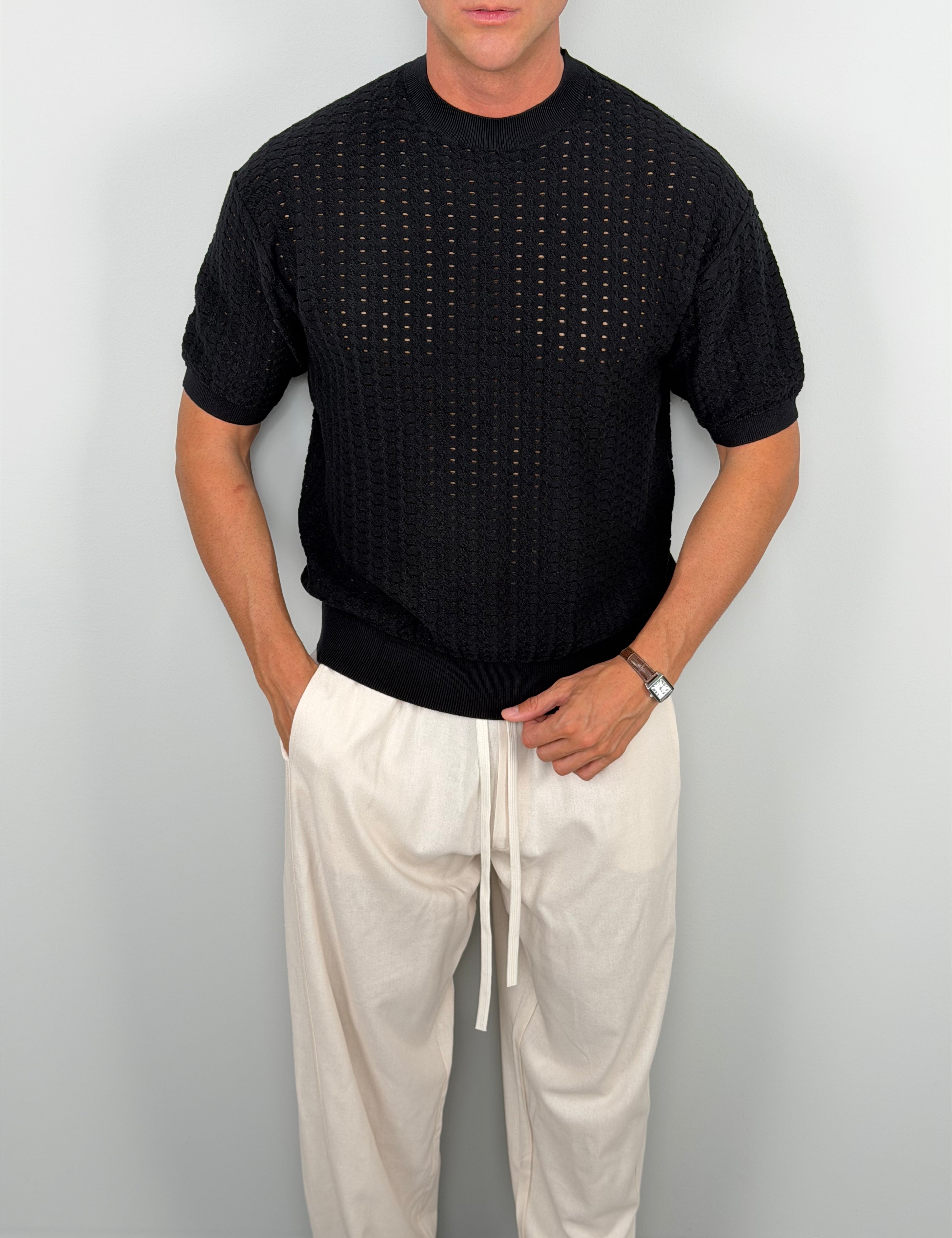 T-SHIRT RIBBED