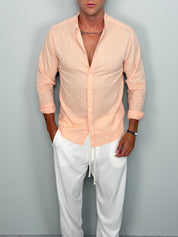 CAMICIA LINO FIAMMATO