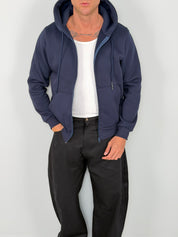 SWEATSHIRT ZIP ROUNDLACE DOUBLÉ