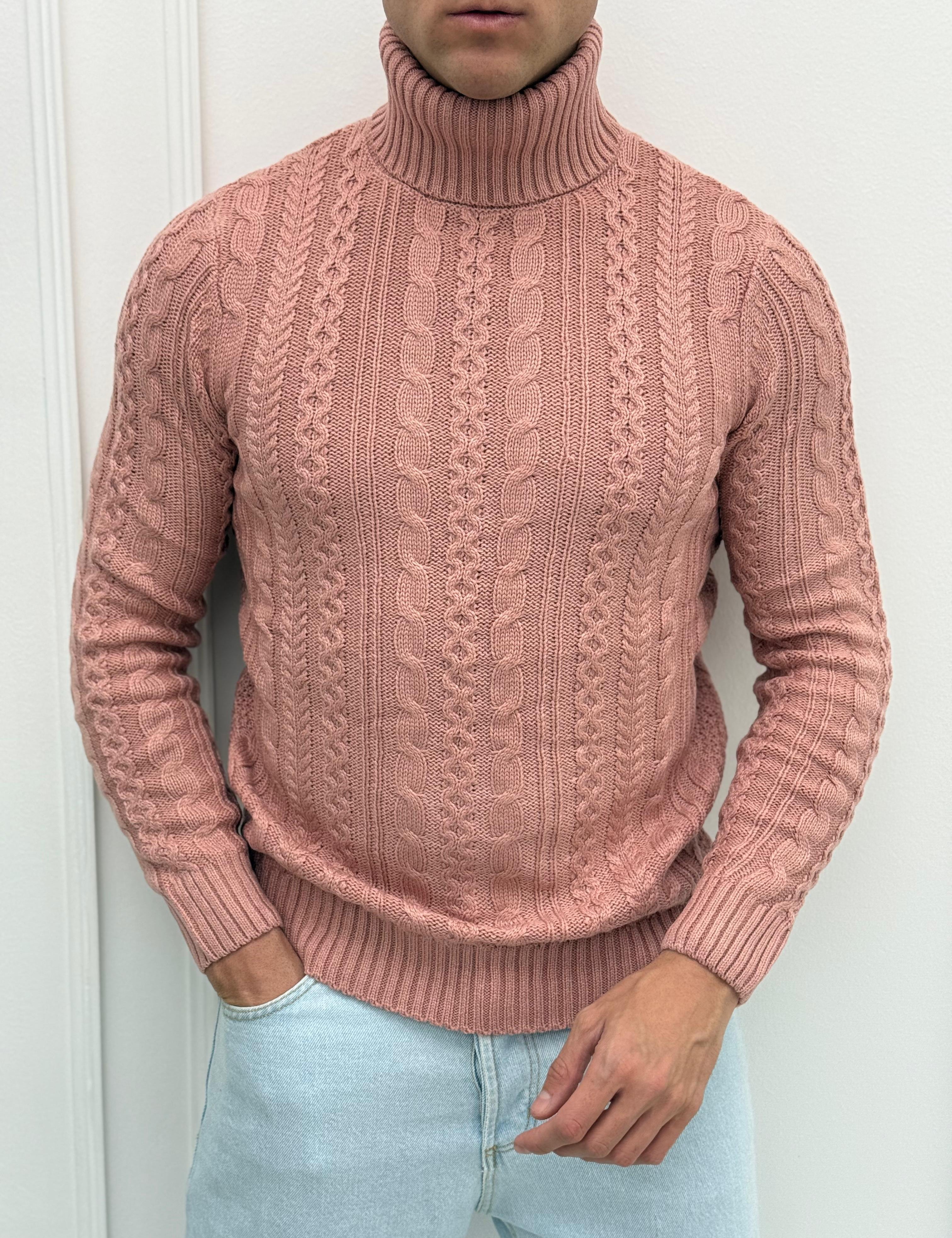 MAGLIONE DOLCEVITA TRECCIA