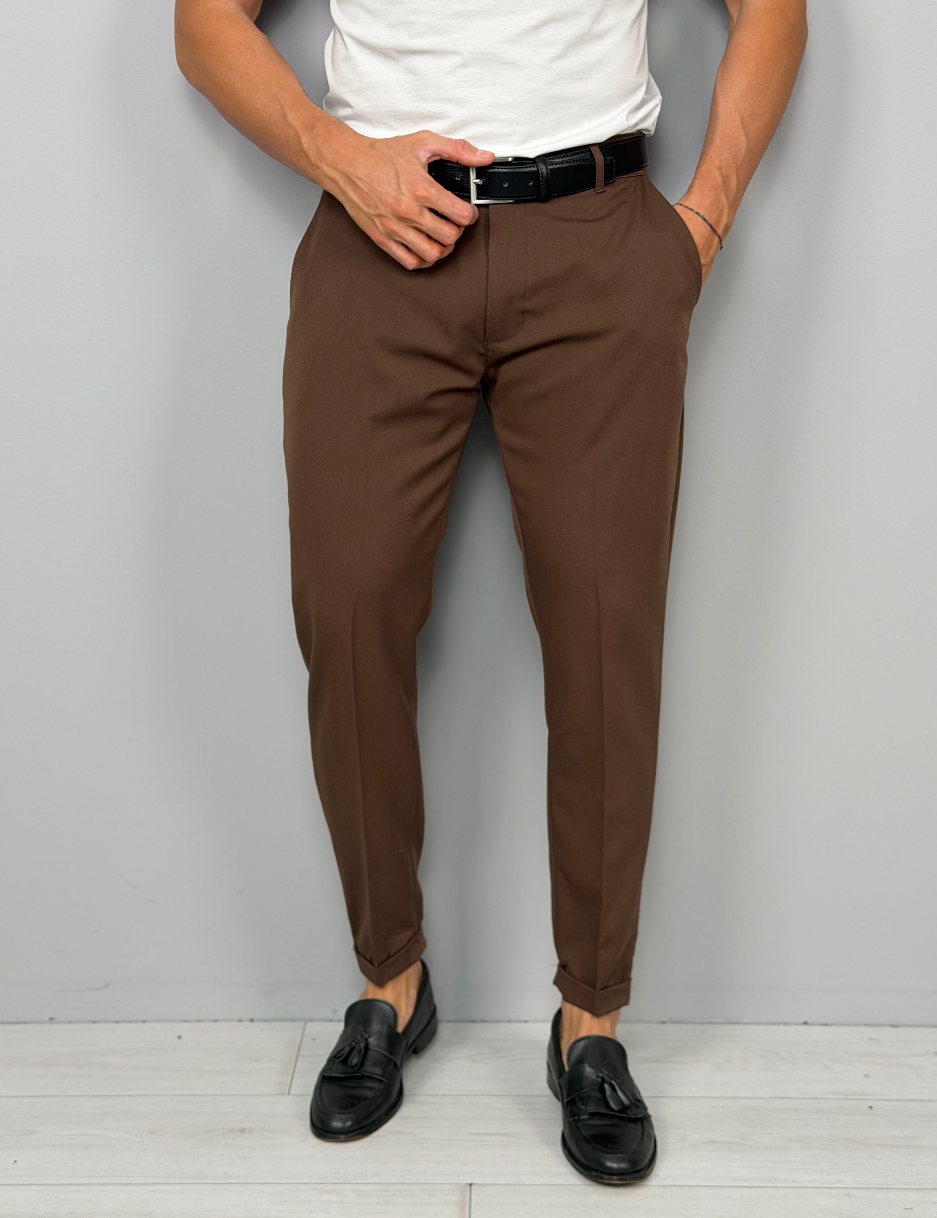 PANTALONE MOD CAPRI RISVOLTINO