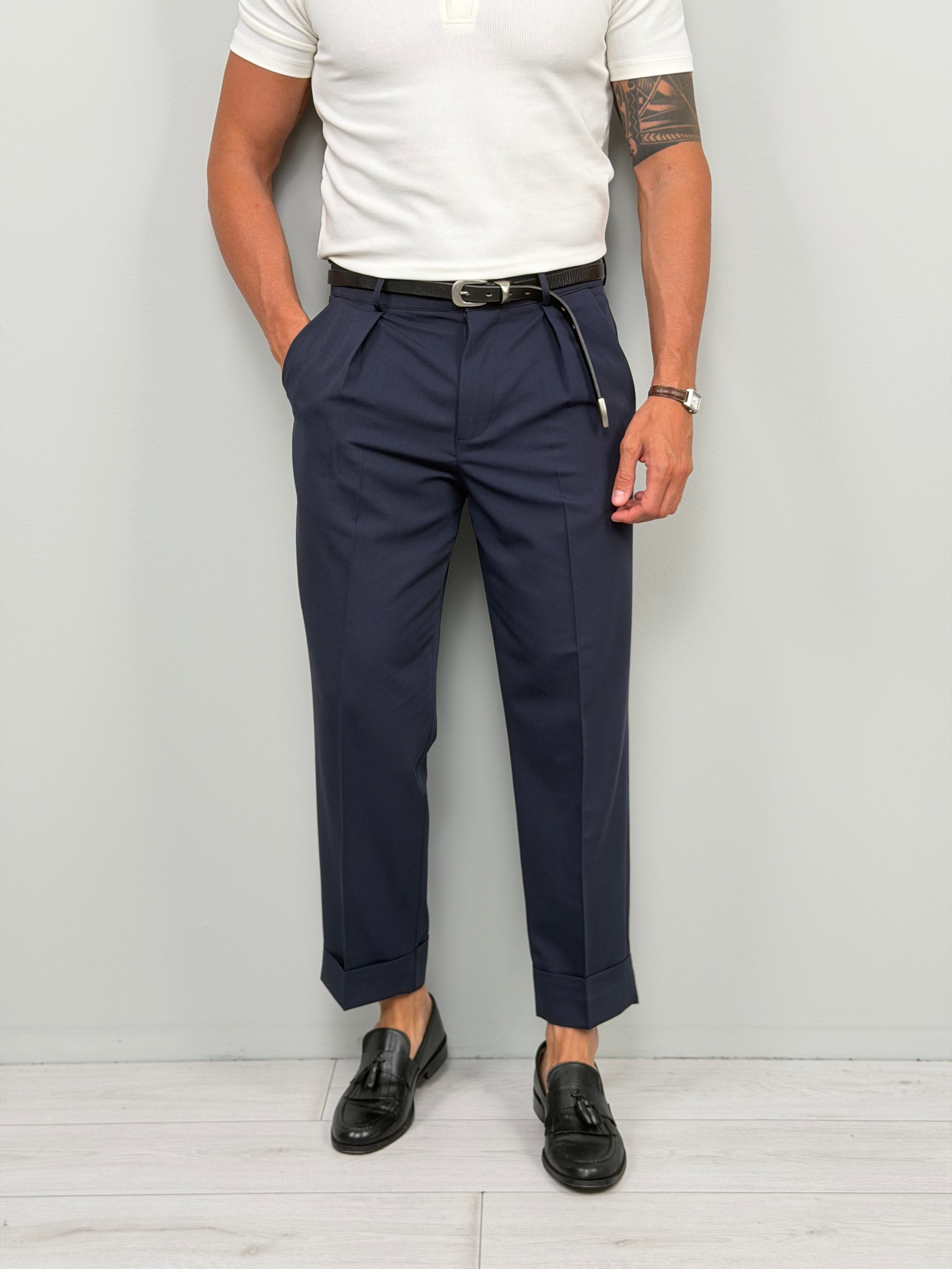 PANTALONE SOFT - TASCHE DIETRO