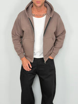 FELPA ZIP BOXY FIT FELPATA