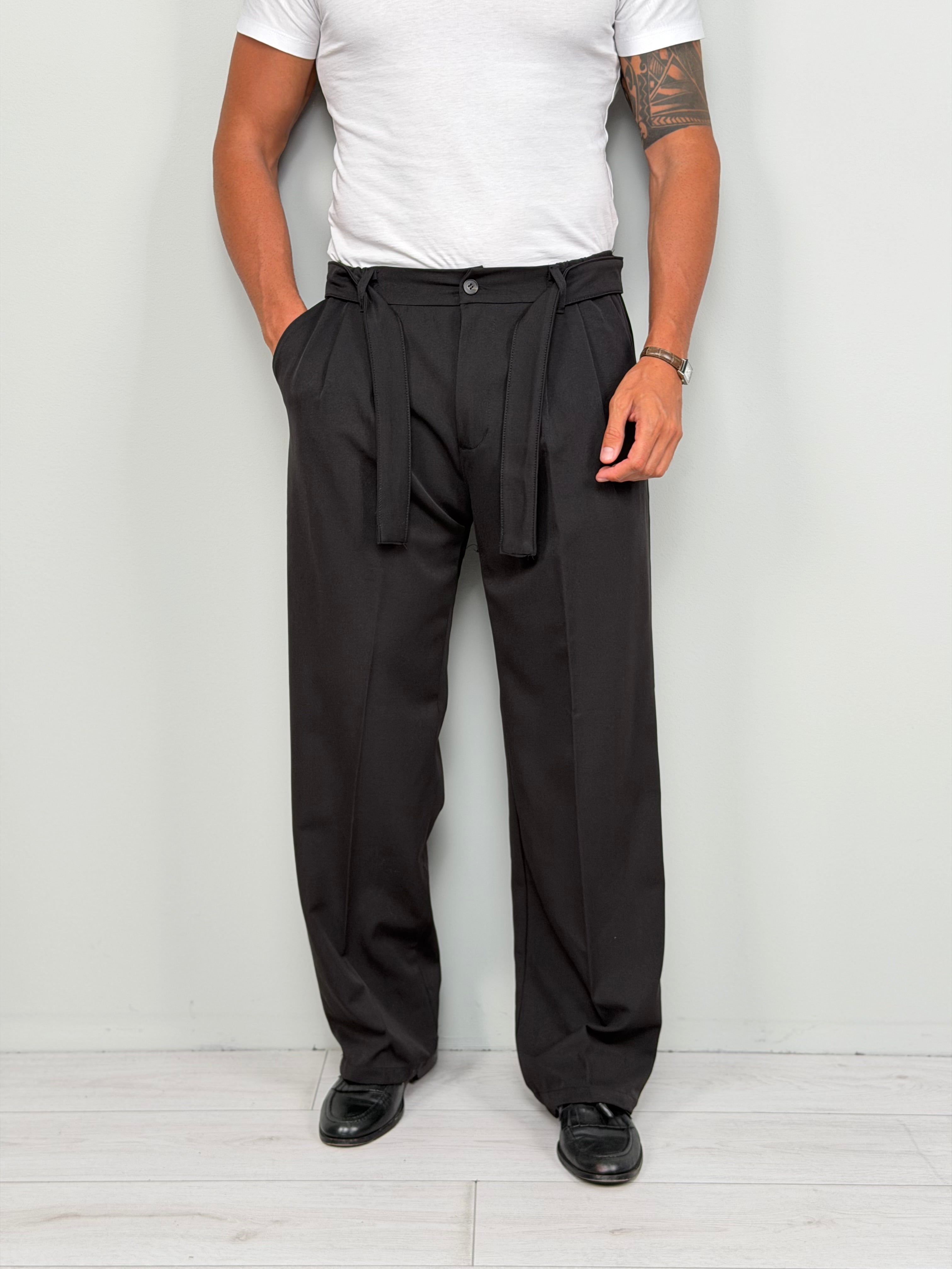 PANTALONE ELEGANT AMPIO - TASCA DIETRO