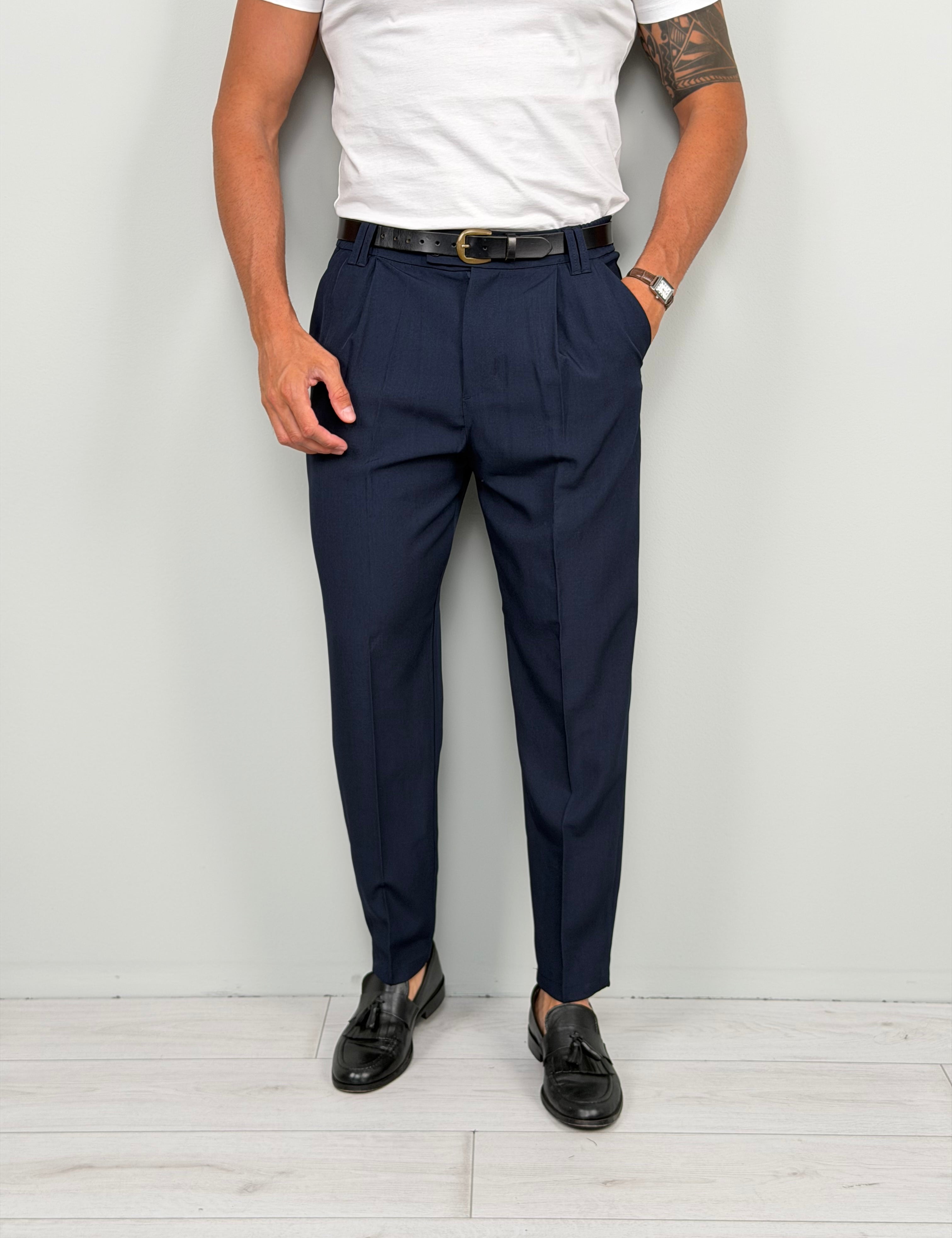 PANTALONE NORI MOD CAPRI - TASCA POSTERIORE