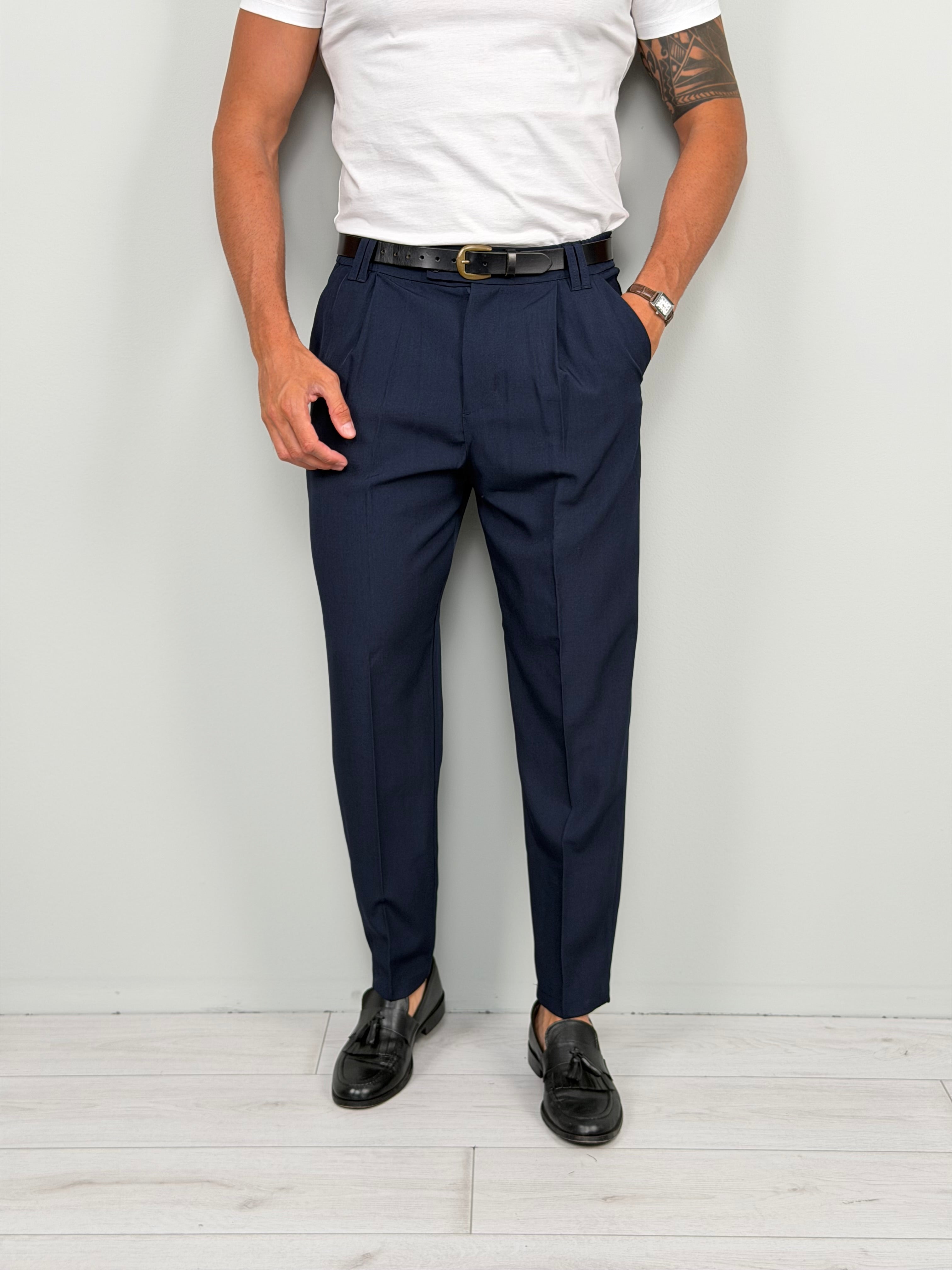 PANTALONE NORI MOD CAPRI - TASCA POSTERIORE